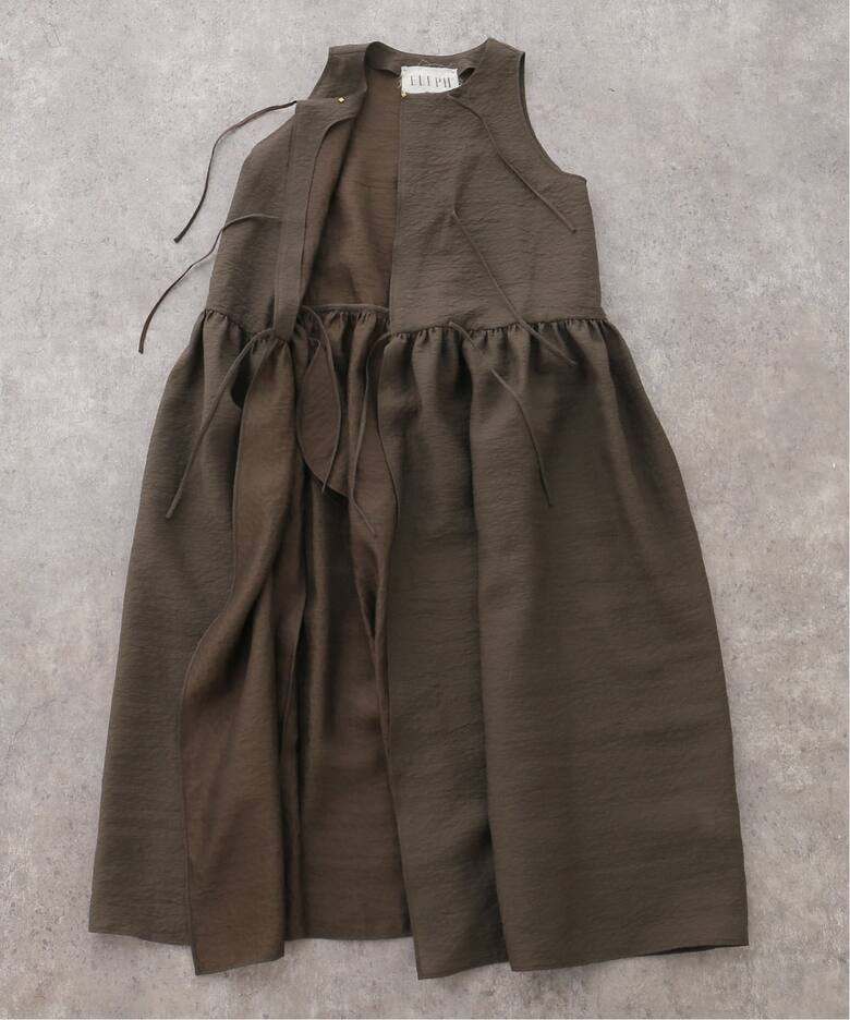 ELEPH エレフ ANOUK BOW DRESS EL.09.01.04.01（ワンピース）｜IENA 