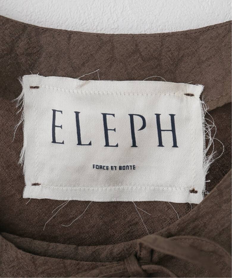 ELEPH エレフ ANOUK BOW DRESS EL.09.01.04.01（ワンピース）｜IENA 