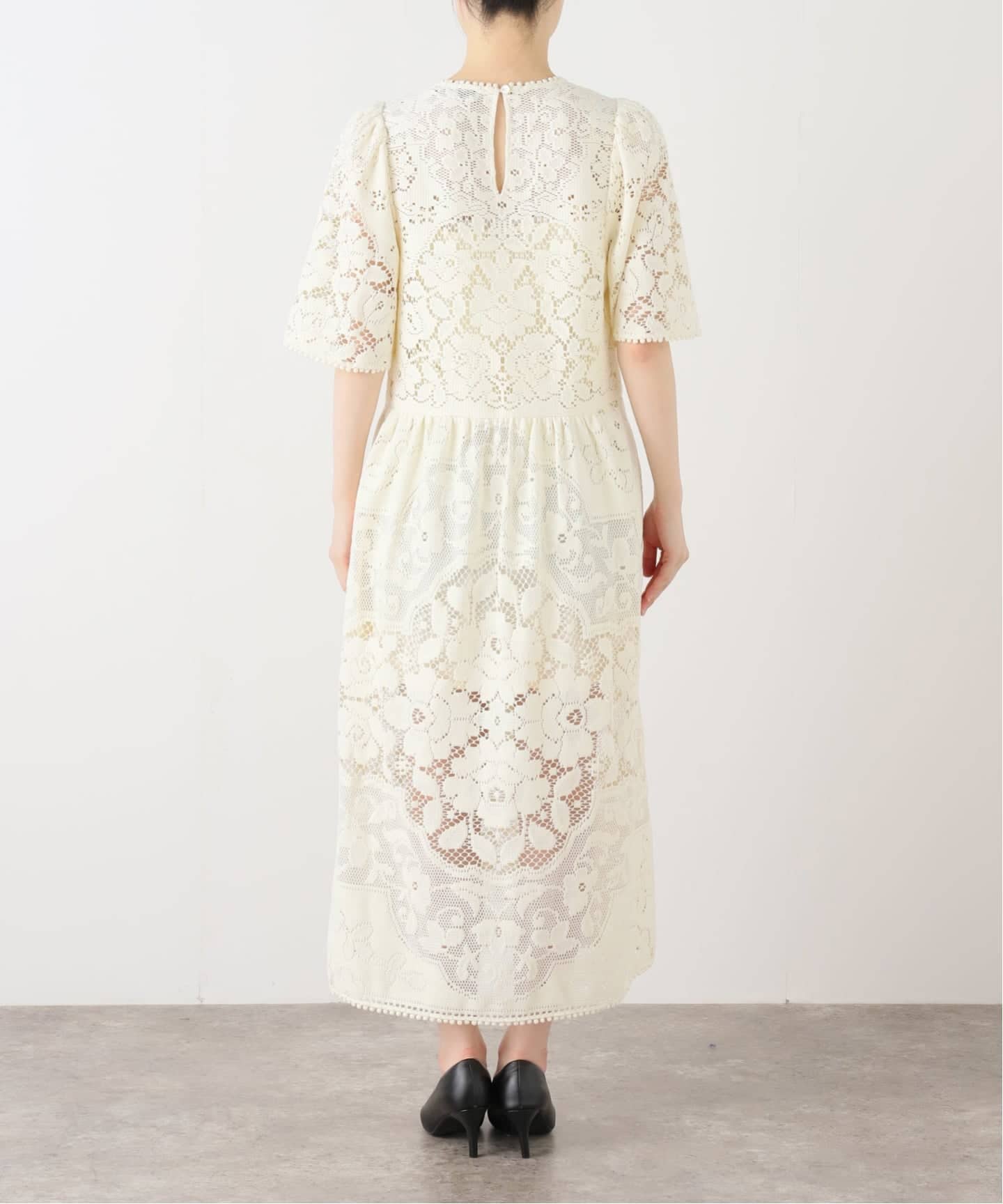 SEA NEW YORK/シー ニューヨーク ARIANNA LACE SSLV MIDI DRESS RS26
