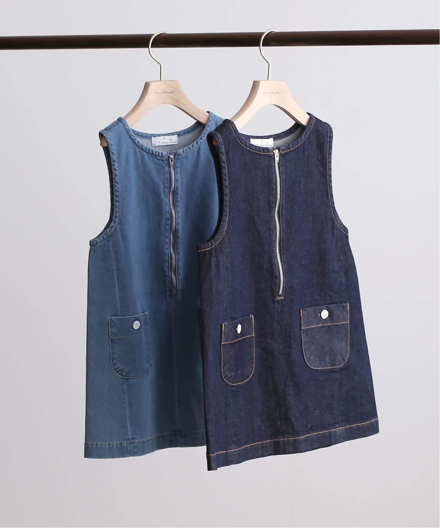 DAILY DENIM COLLECTION】BASICデニムワンピース kids（キッズウェア