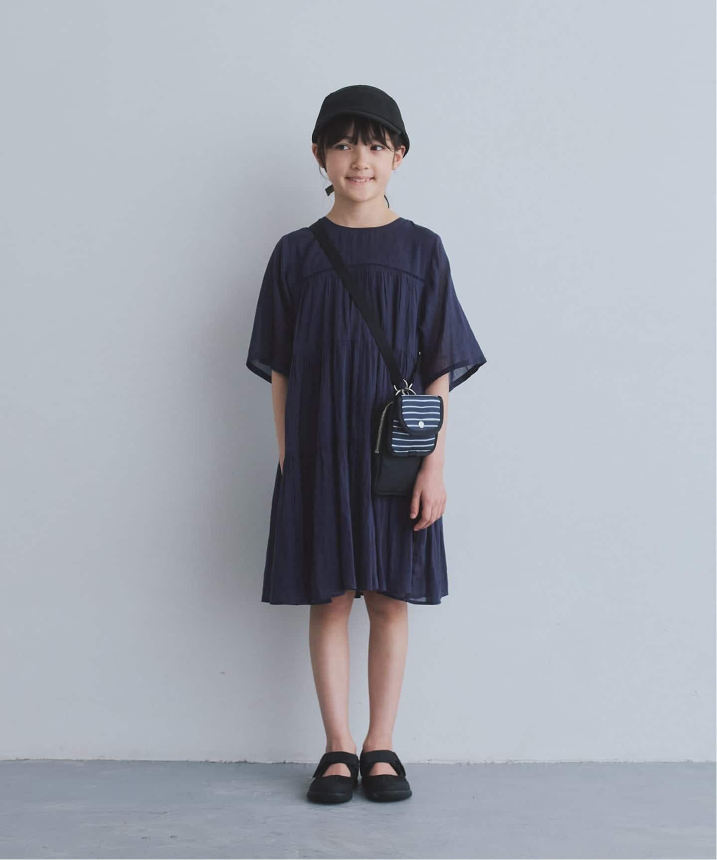 ne Quittez pas/ヌキテパ】別注Tiered Dress (KIDSサイズ)（キッズ