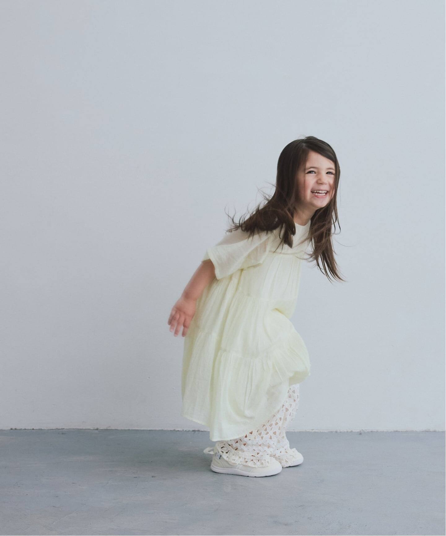 ne Quittez pas/ヌキテパ】別注Tiered Dress (KIDSサイズ)（キッズ