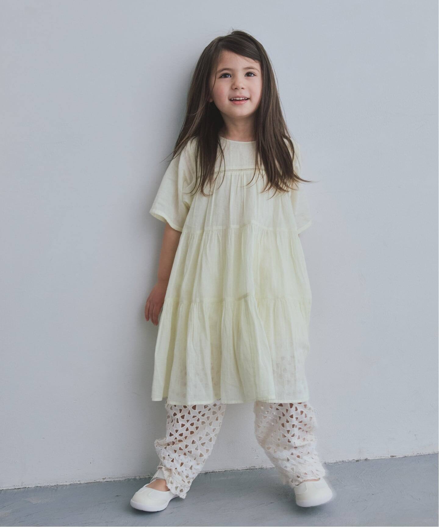 ne Quittez pas/ヌキテパ】別注Tiered Dress (KIDSサイズ)（キッズ
