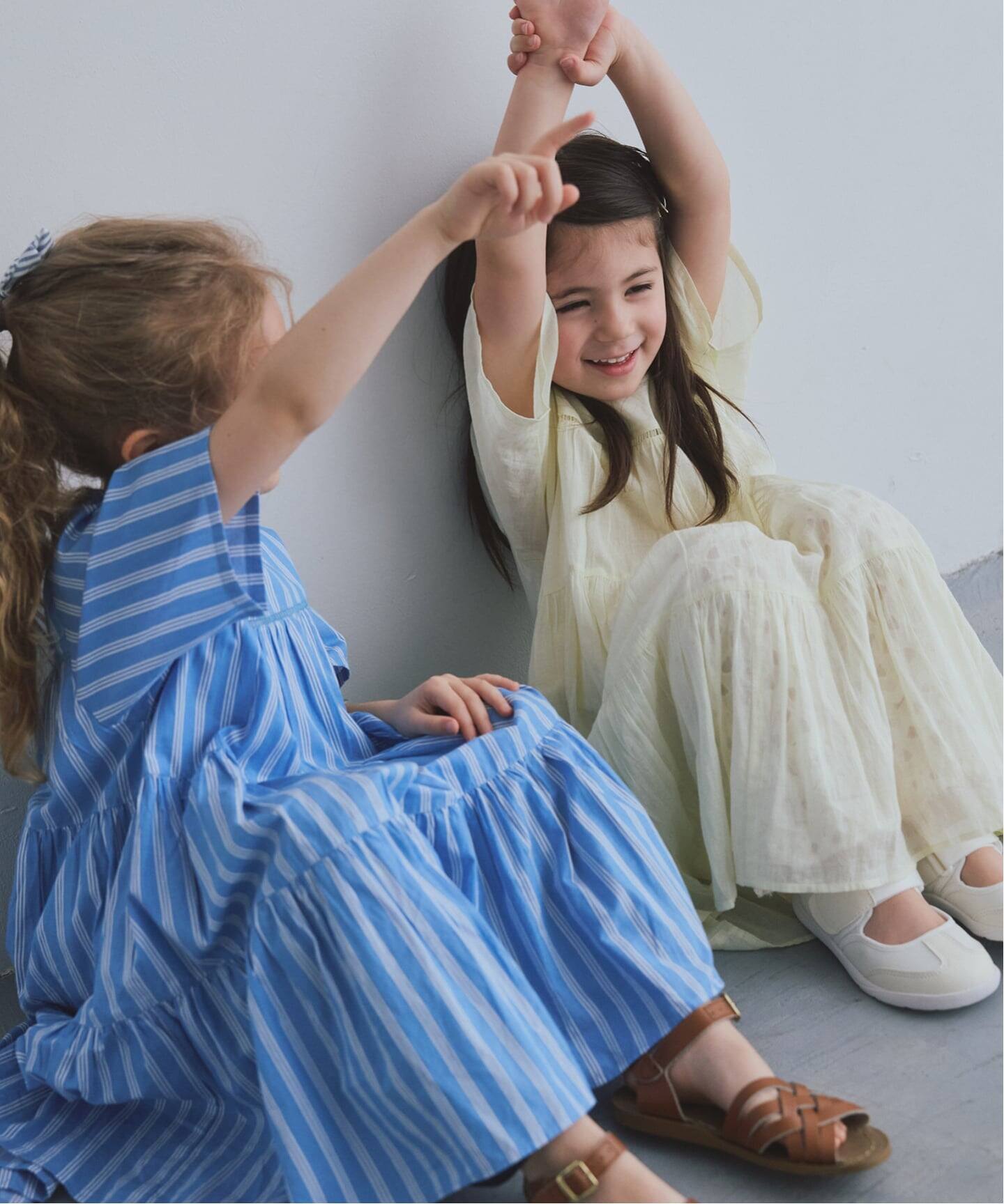ne Quittez pas/ヌキテパ】別注Tiered Dress (KIDSサイズ)（キッズ