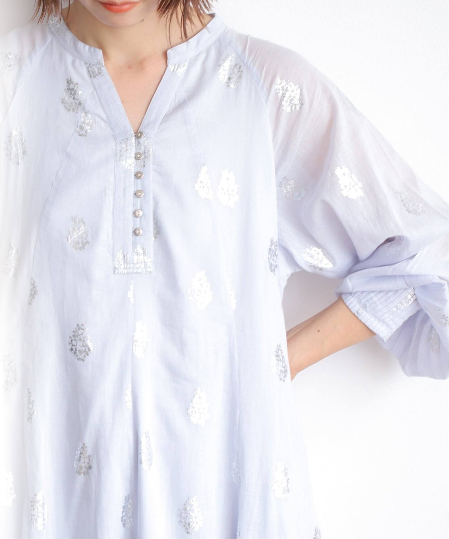 ne Quittez pas/ヌキテパ】Flower Sleeve Dress（大人サイズ