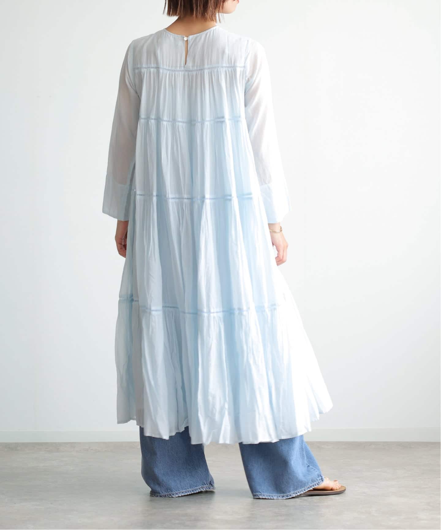 ヌキテパ ロングワンピース ne Quittez pas/ヌキテパ】 Tiered Maxi Dress（大人サイズ