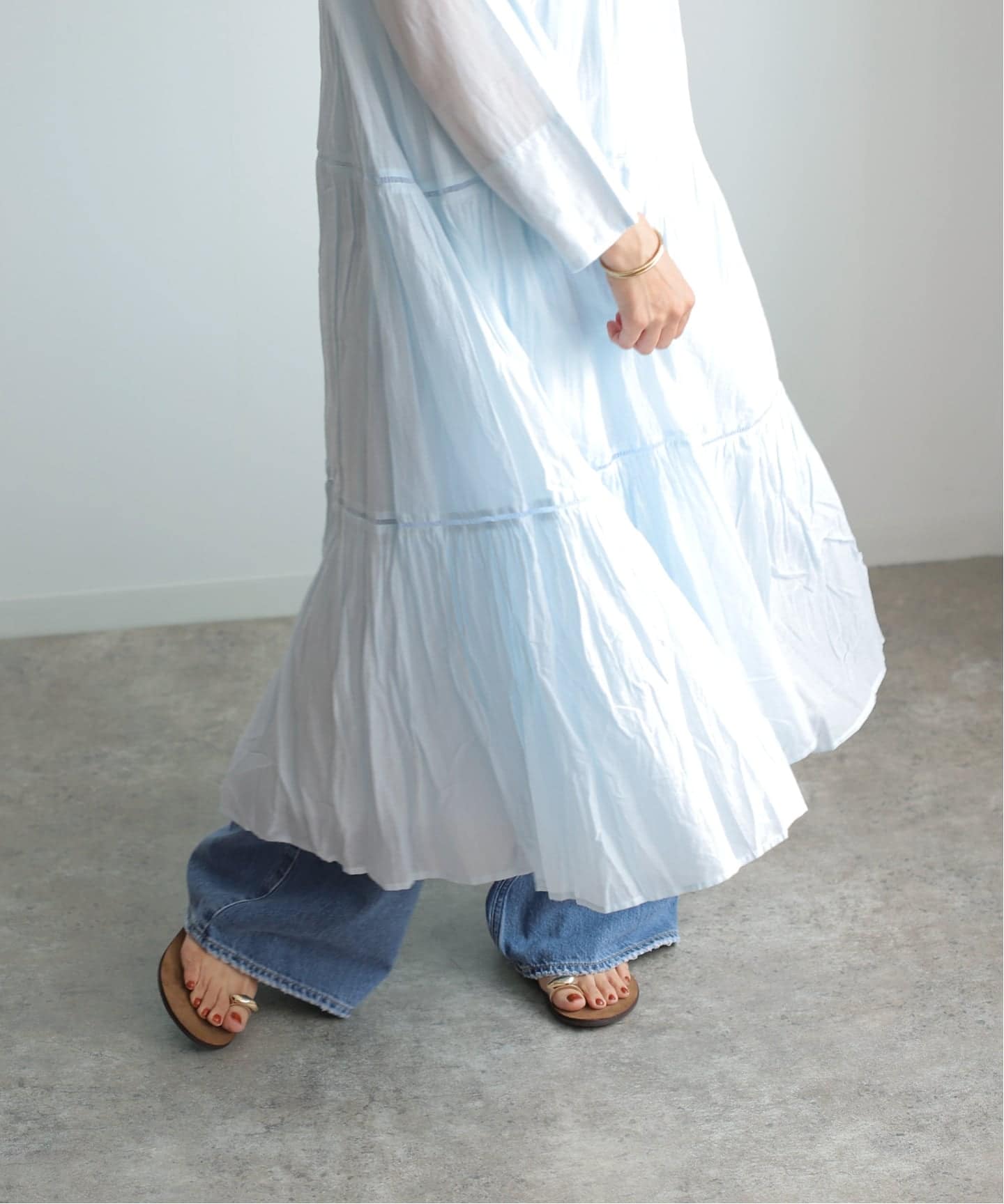 ne Quittez pas/ヌキテパ】 Tiered Maxi Dress（大人サイズ