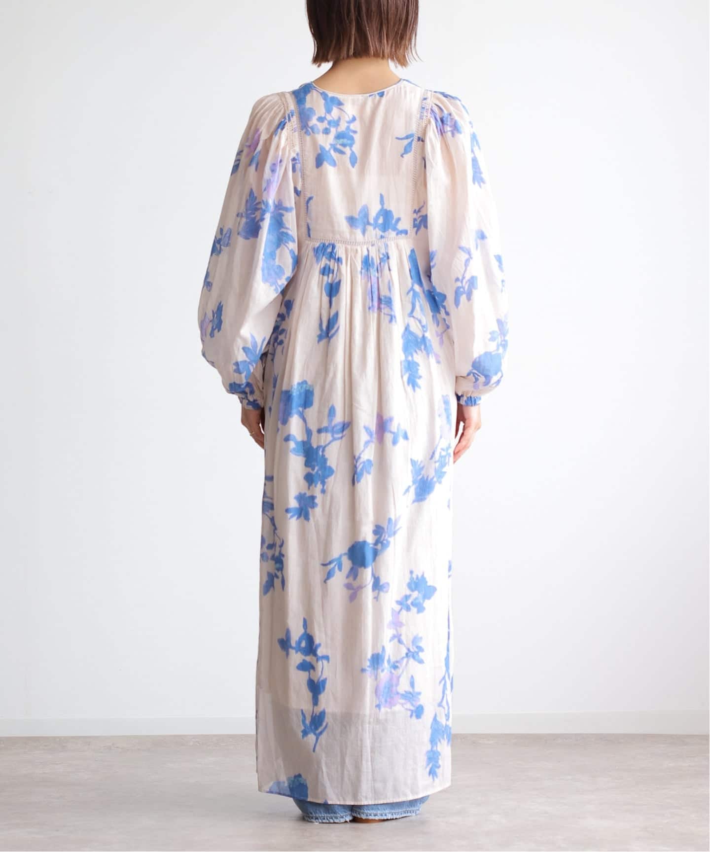 ne Quittez pas/ヌキテパ】Rose Smocking Dress(大人サイズ ne Quittez pas/ヌキテパ】Rose Smocking Dress(大人サイズ