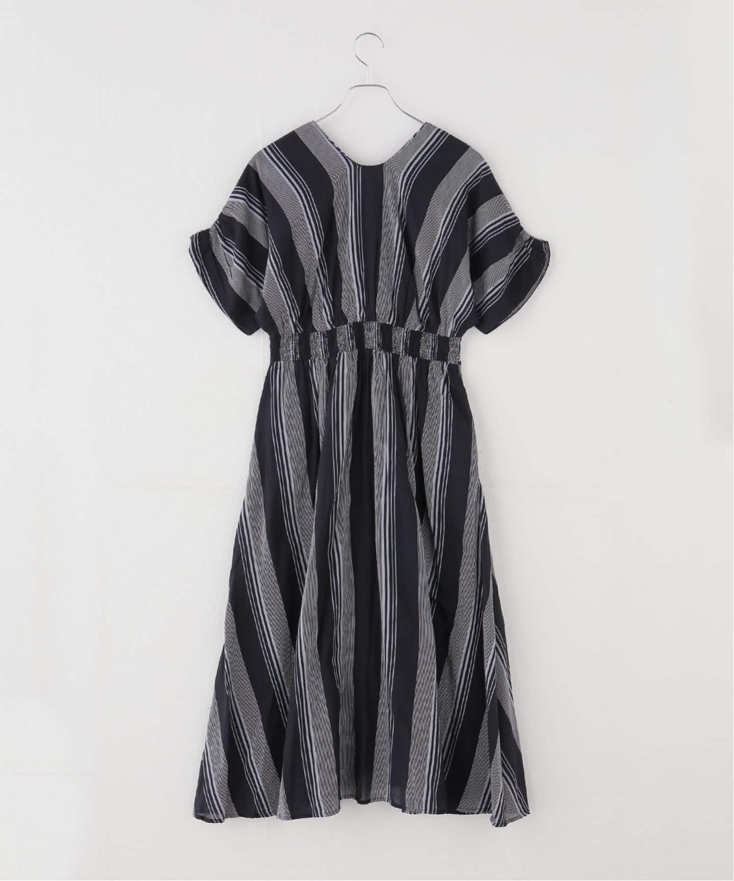 ne Quittez pas/ヌキテパ】Stripe W.Gather Dress（大人サイズ