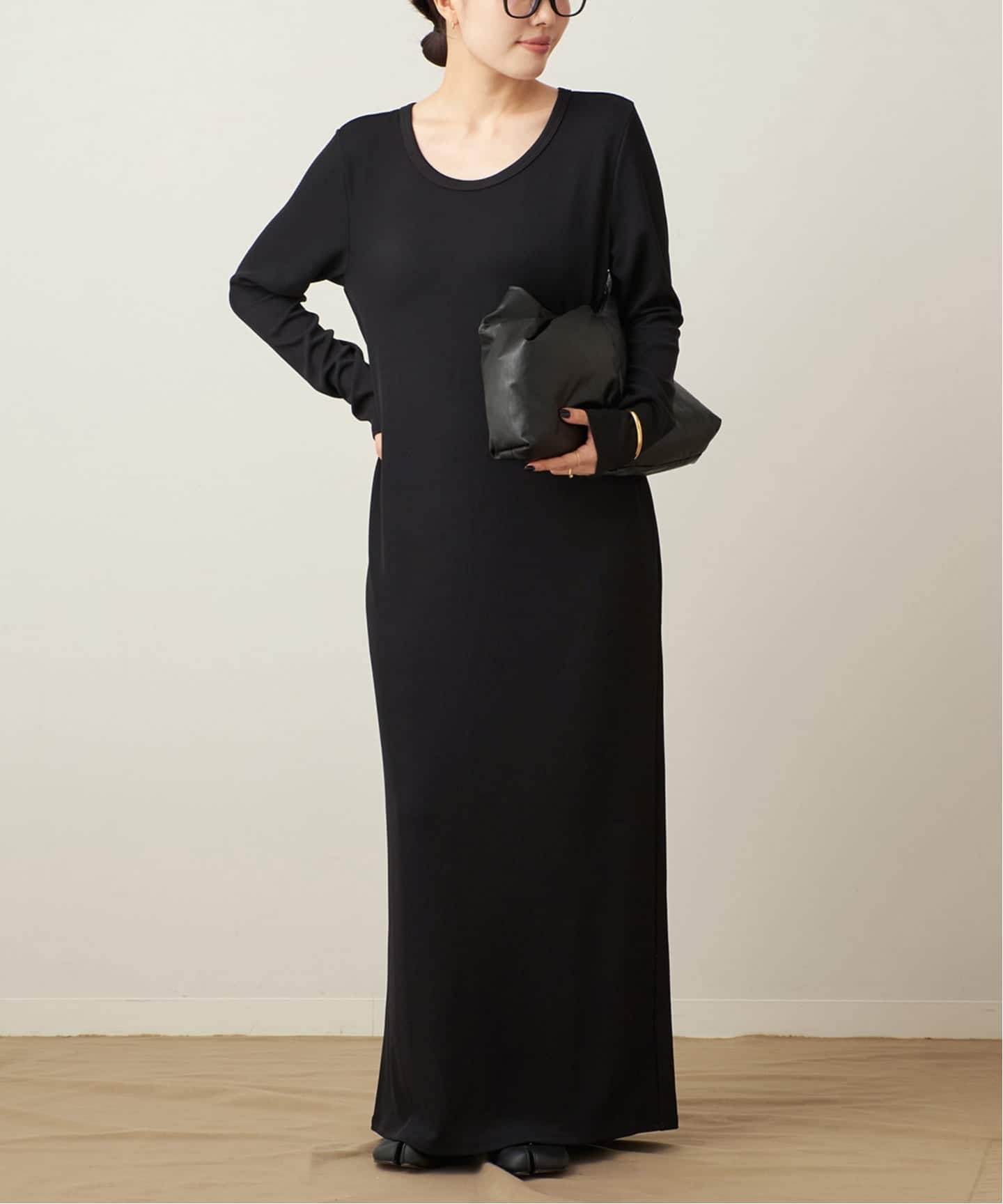 Plage Rib ロングスリーブワンピース 追加予約》Rib ロングスリーブ ワンピース 3（ワンピース）｜Plage