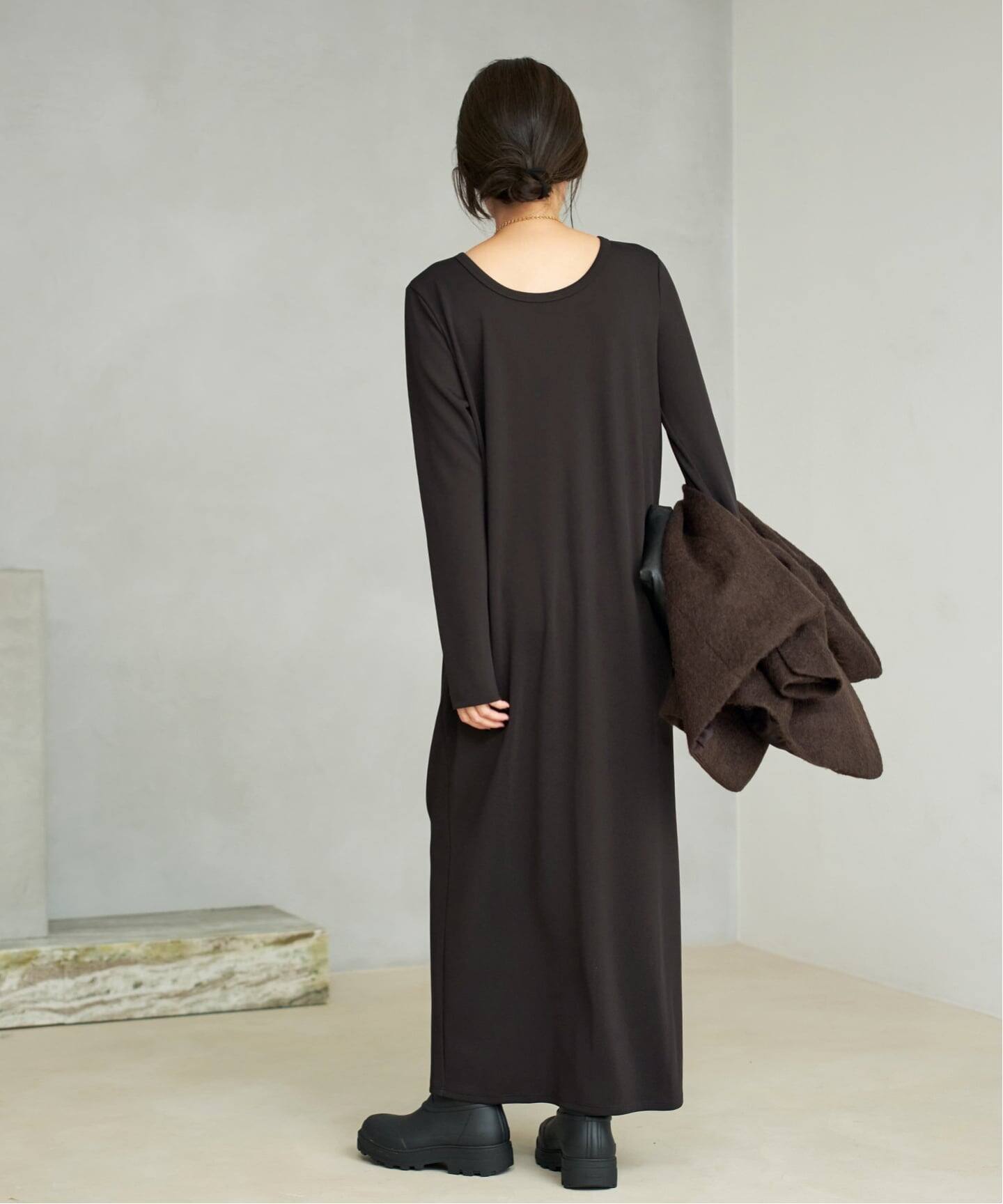 追加予約》Rib ロングスリーブ ワンピース 3（ワンピース）｜Plage