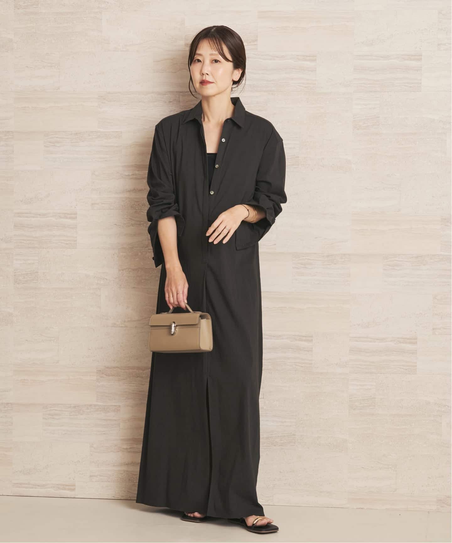 Narrow shirt ワンピース（シャツワンピース）｜Plage（プラージュ）の