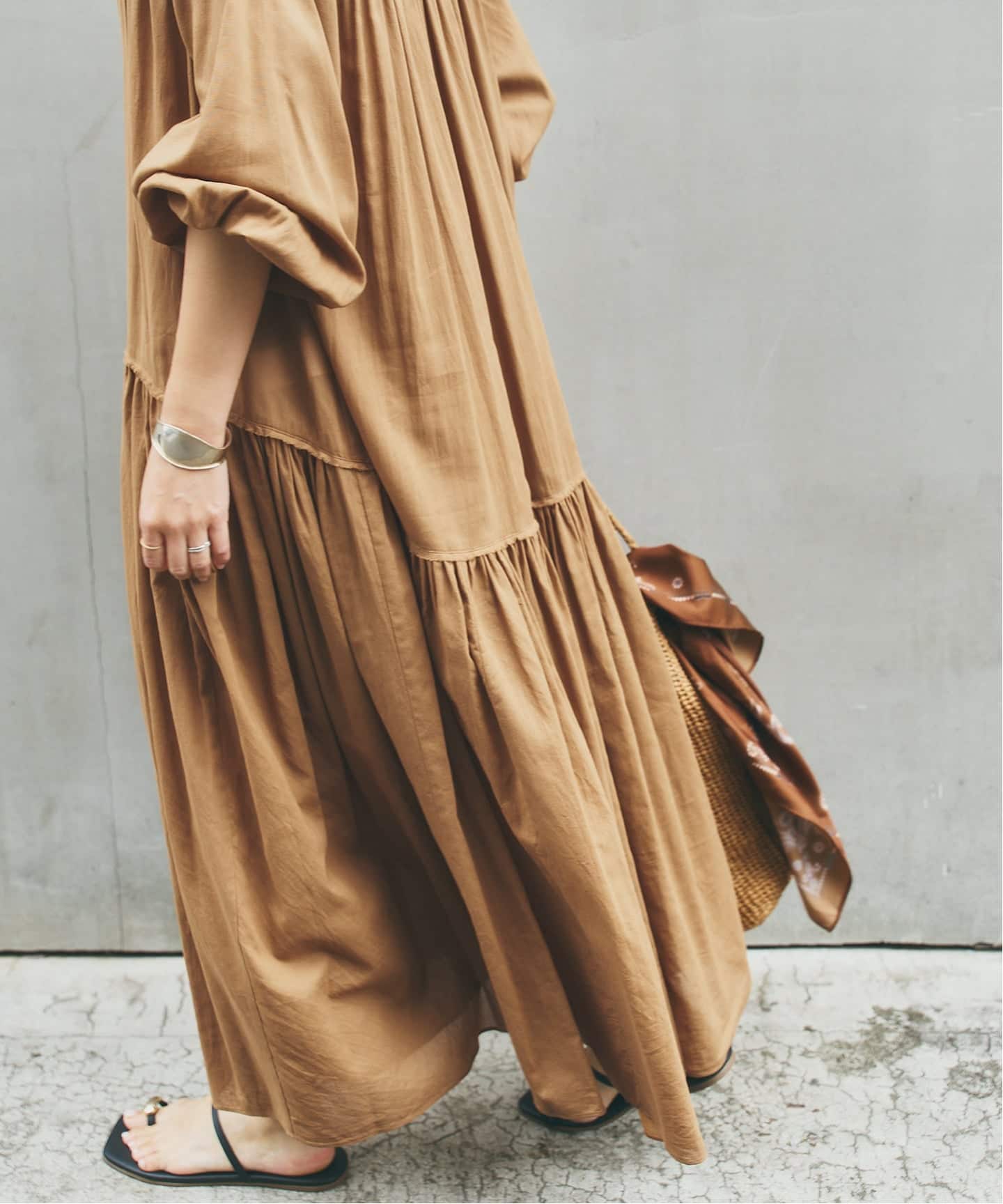 Cotton chiffon maxi ワンピース（ワンピース）｜Plage（プラージュ