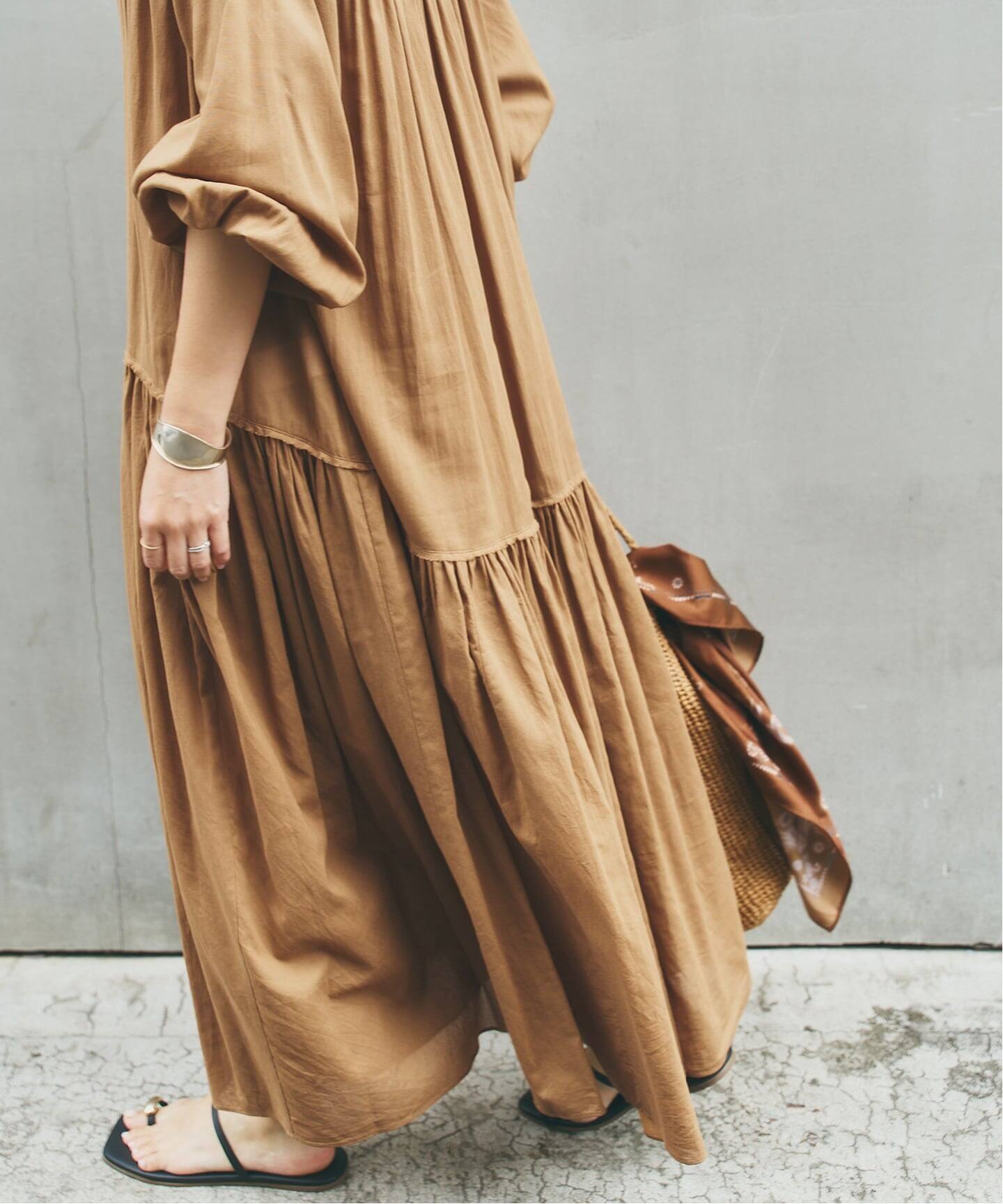 Cotton chiffon maxi ワンピース（ワンピース）｜Plage（プラージュ 