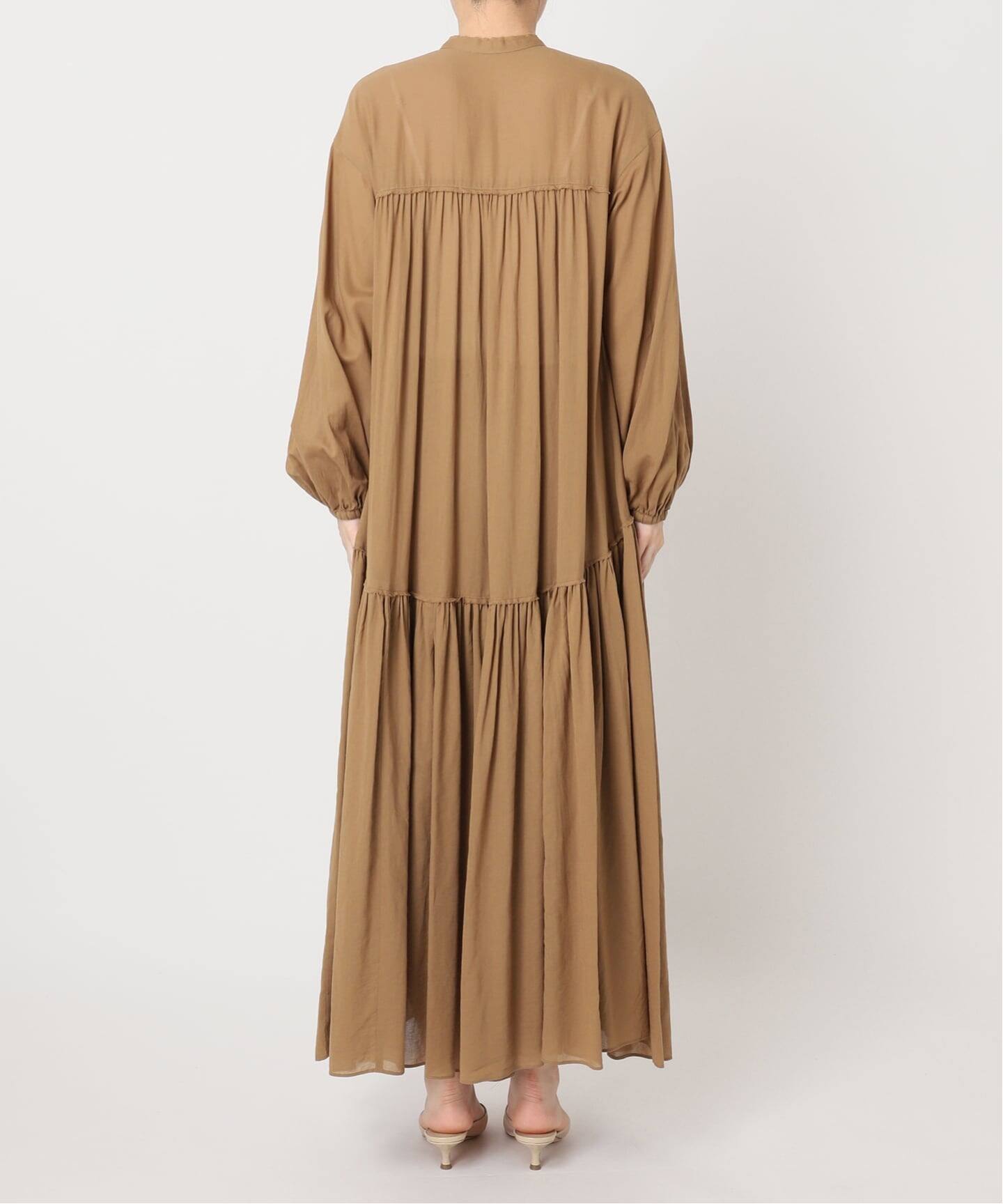Plage Cotton chiffon maxi ワンピース Cotton chiffon maxi ワンピース（ワンピース）｜Plage（プラージュ