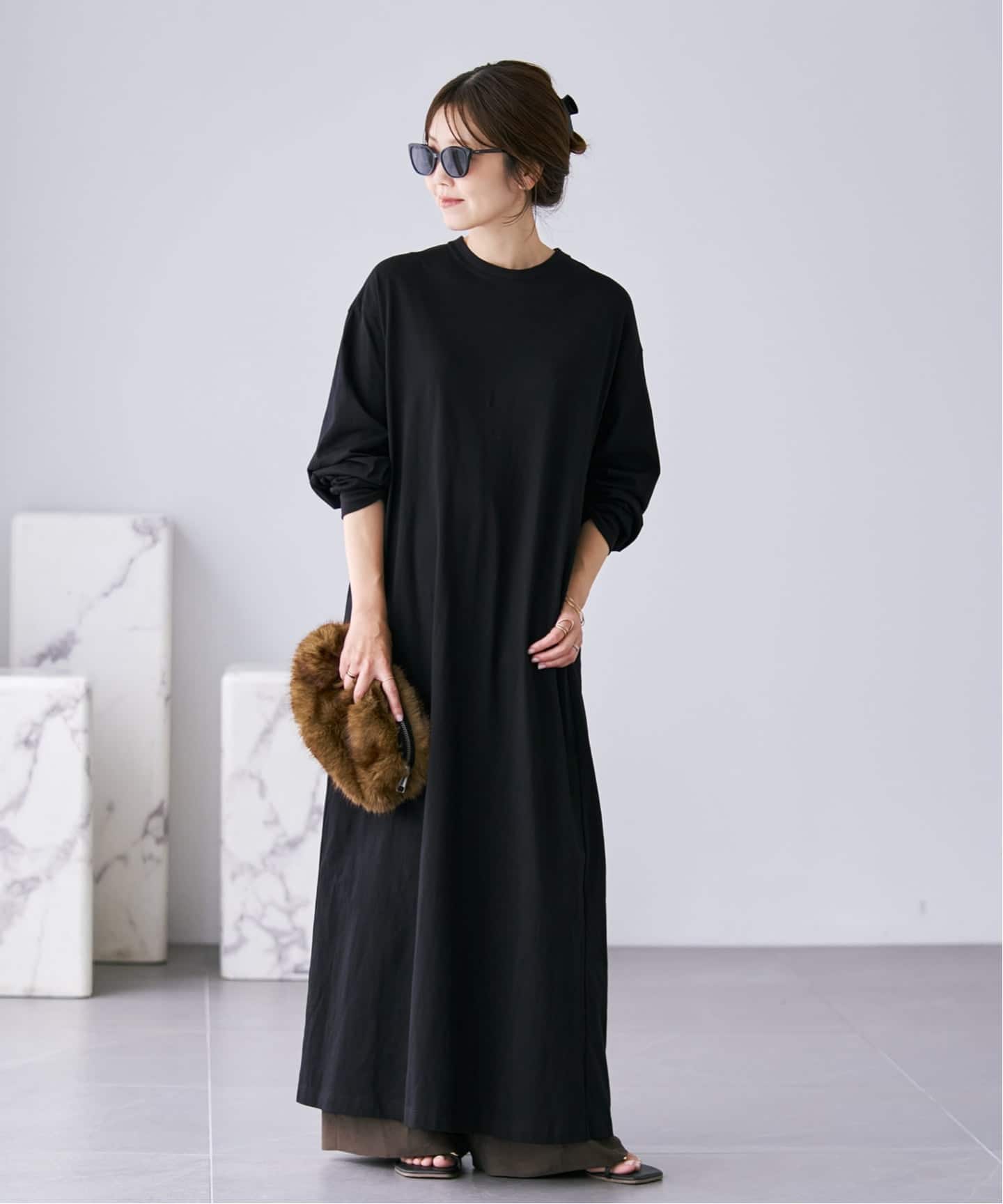 予約》CALUX / キャラクス 別注 MAXI JERSEY ワンピース（ワンピース