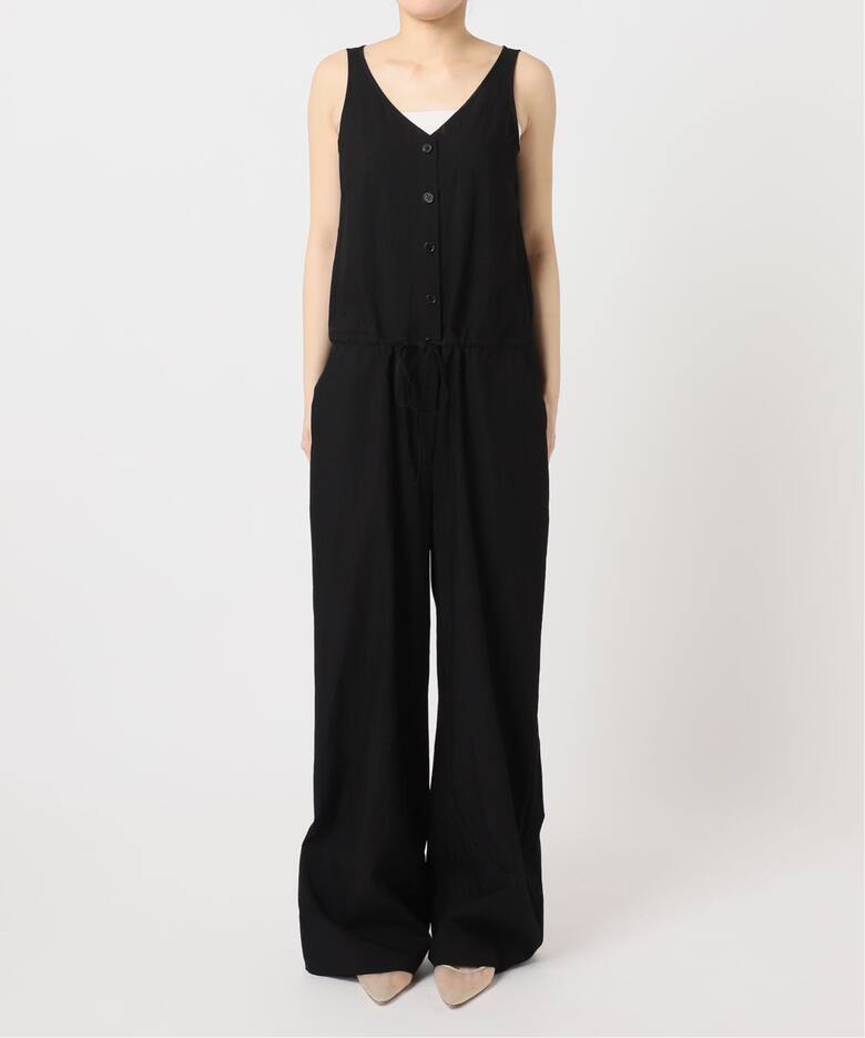 le / ル BUTTON SLEEVELESS ジャンプスーツ（サロペット 