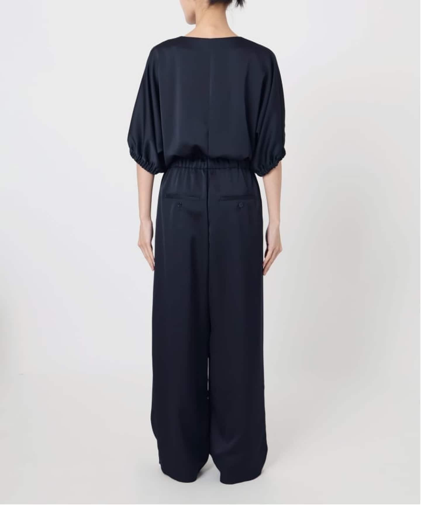 一部WEB限定》サテンオールインワン（つなぎ／オールインワン