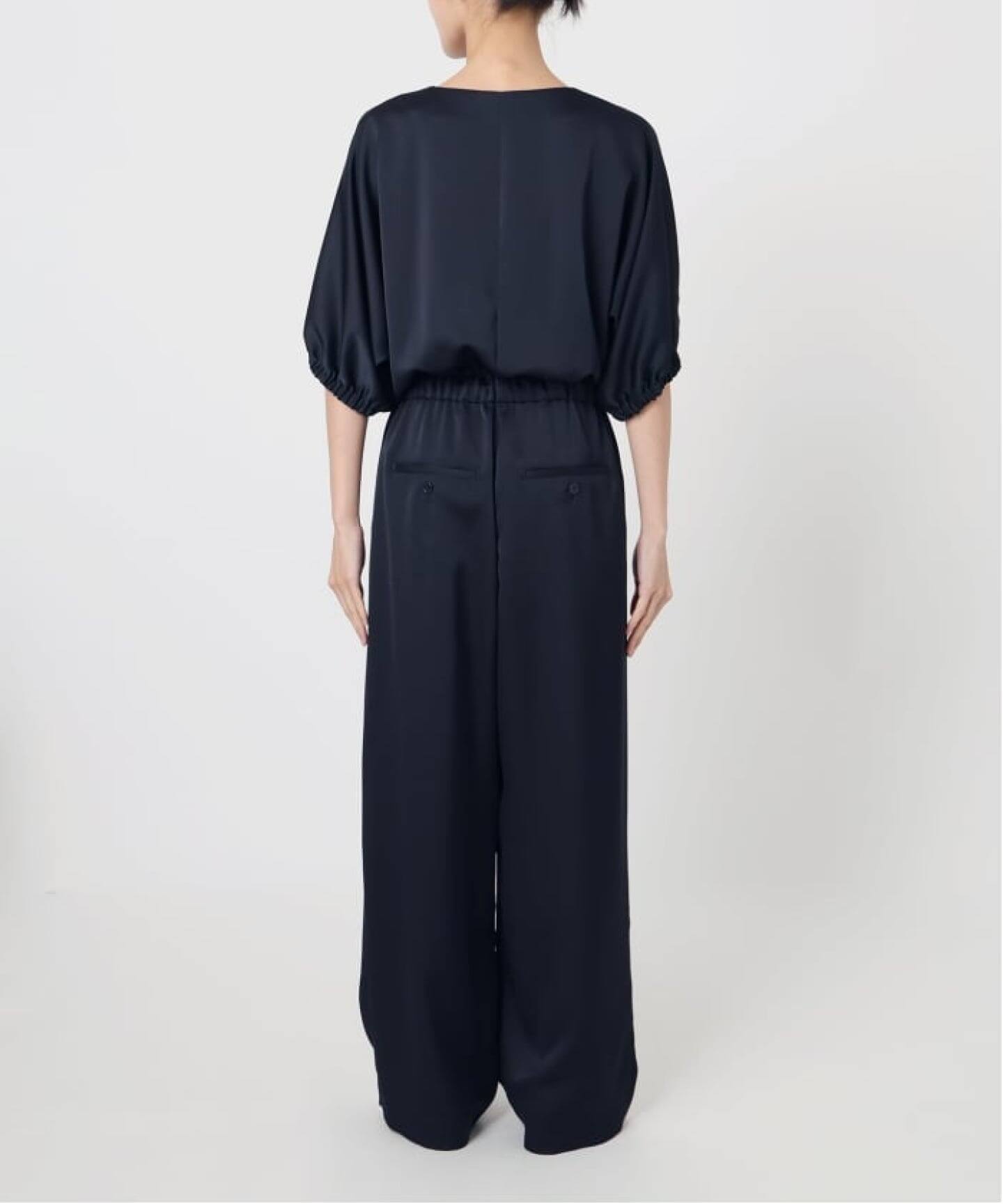 一部WEB限定》サテンオールインワン（つなぎ／オールインワン