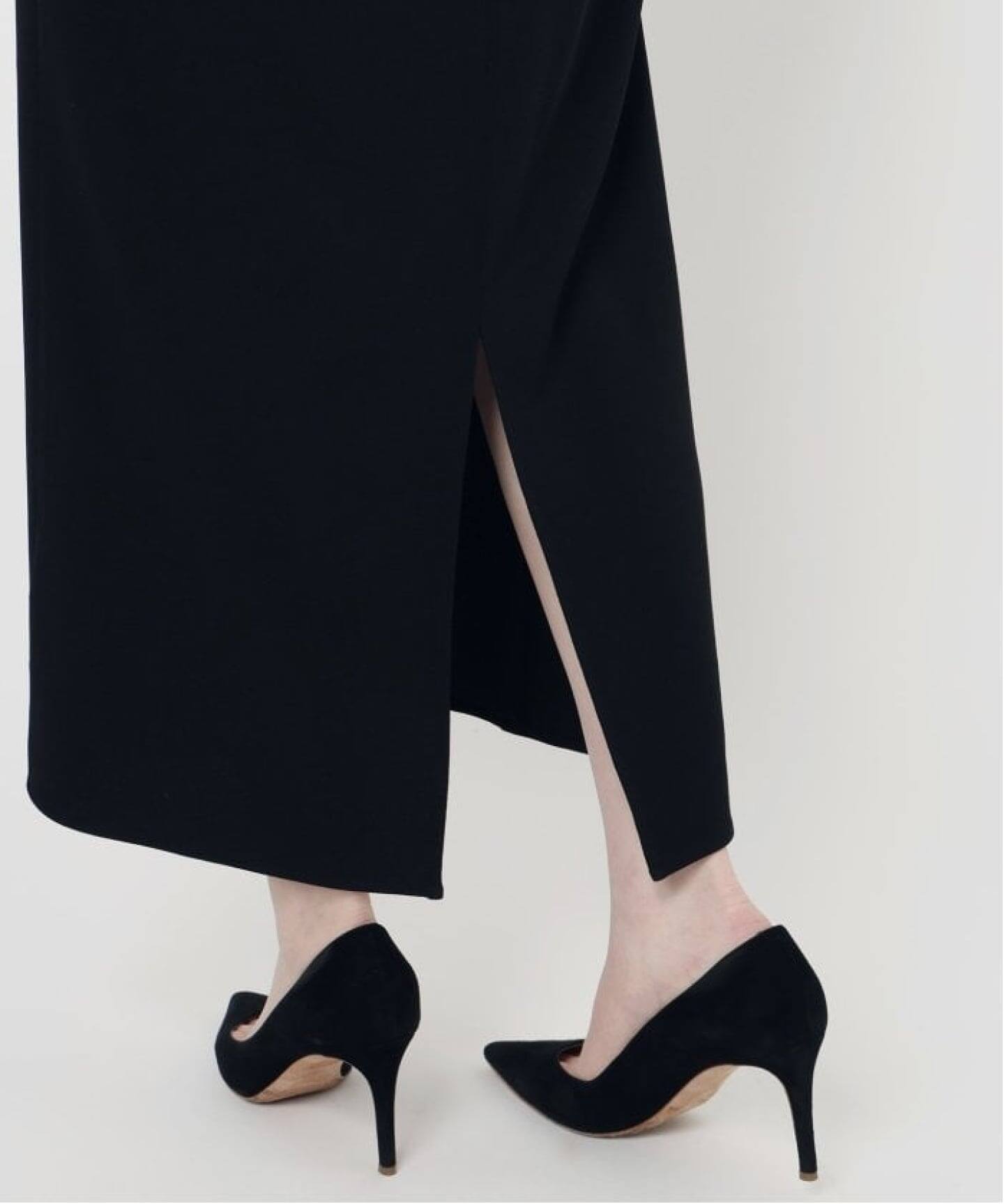 ACEPOLYバックサテンケープ風ワンピース（ワンピース）｜VERMEIL par