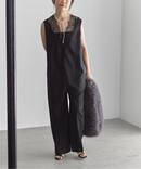 《一部カラーWEB限定/予約》Lace Neck オールインワン