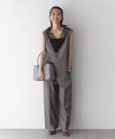 《一部カラーWEB限定/予約》Lace Neck オールインワン
