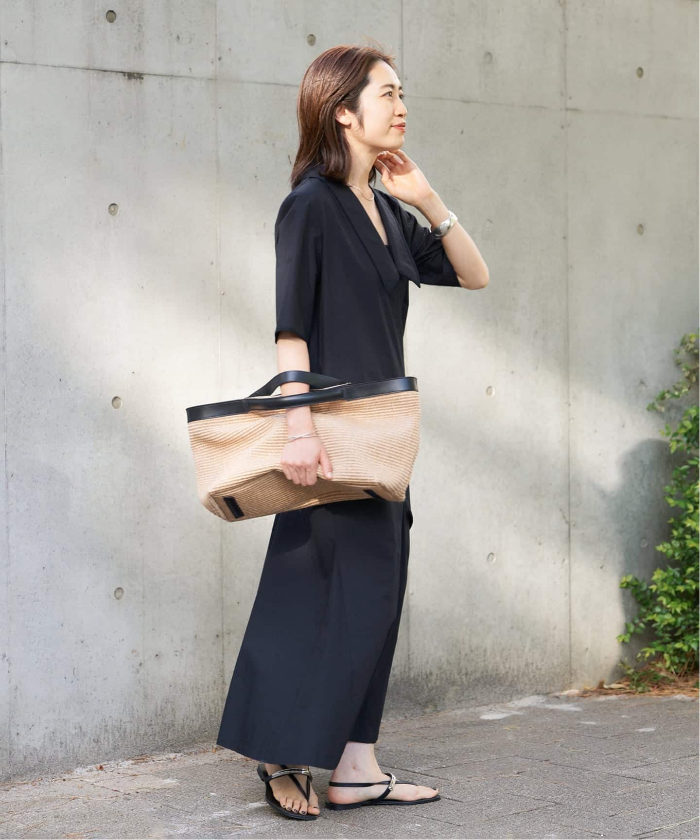 Cotton Linen Flare Dress（ワンピース）｜VERMEIL par iena
