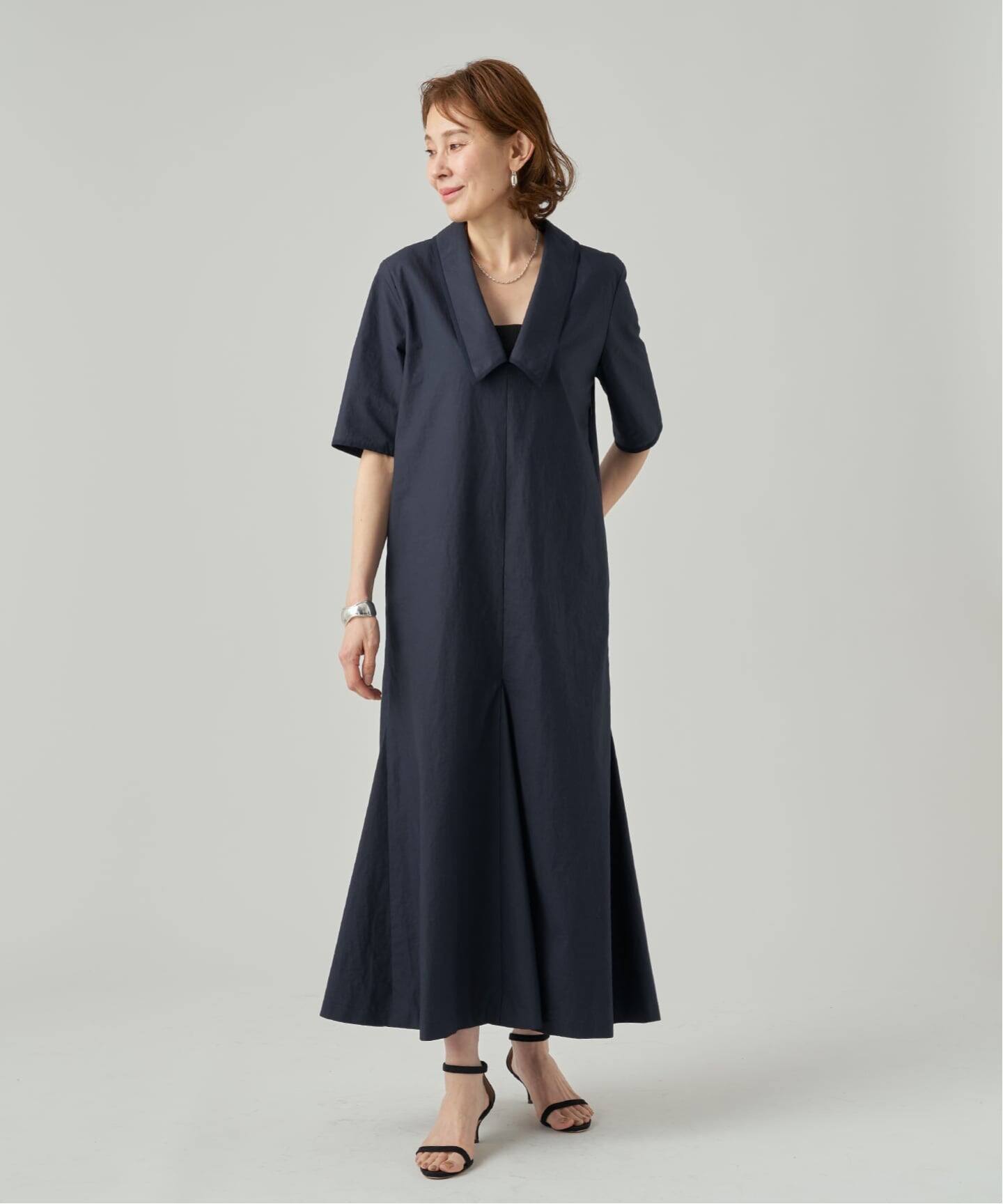 Cotton Linen Flare Dress（ワンピース）｜VERMEIL par iena 