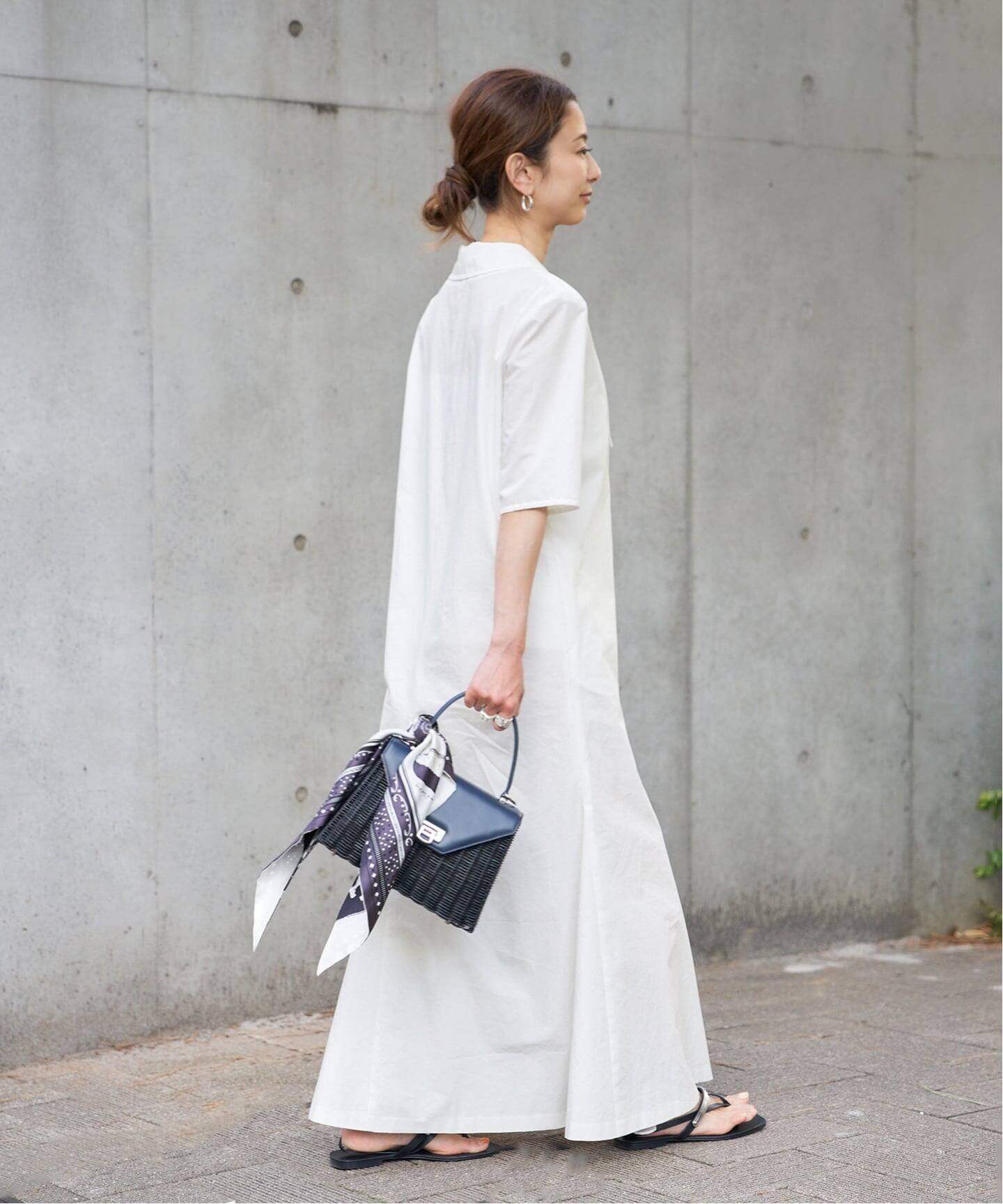 Cotton Linen Flare Dress（ワンピース）｜VERMEIL par iena 