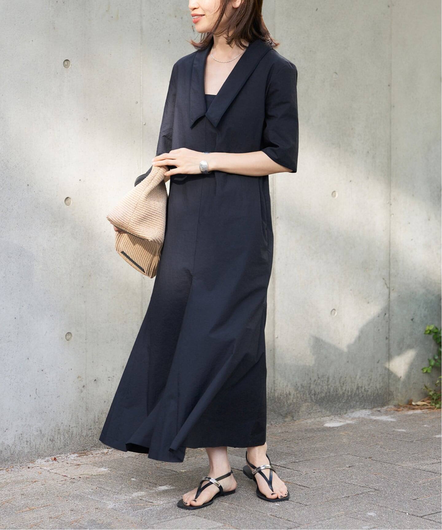 Cotton Linen Flare Dress（ワンピース）｜VERMEIL par iena 