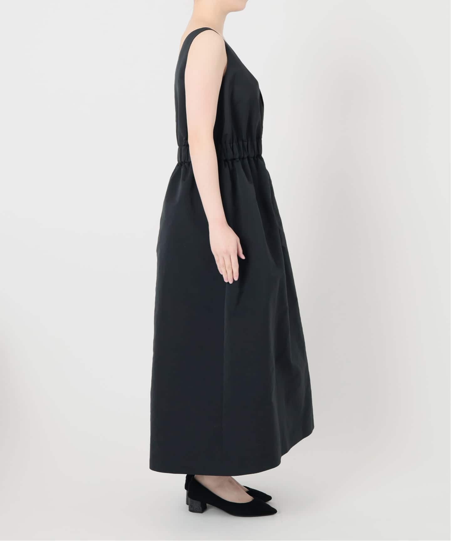 SAQUI サキ Taffeta Jumper ドレス 26SS09（ワンピース）｜VERMEIL par