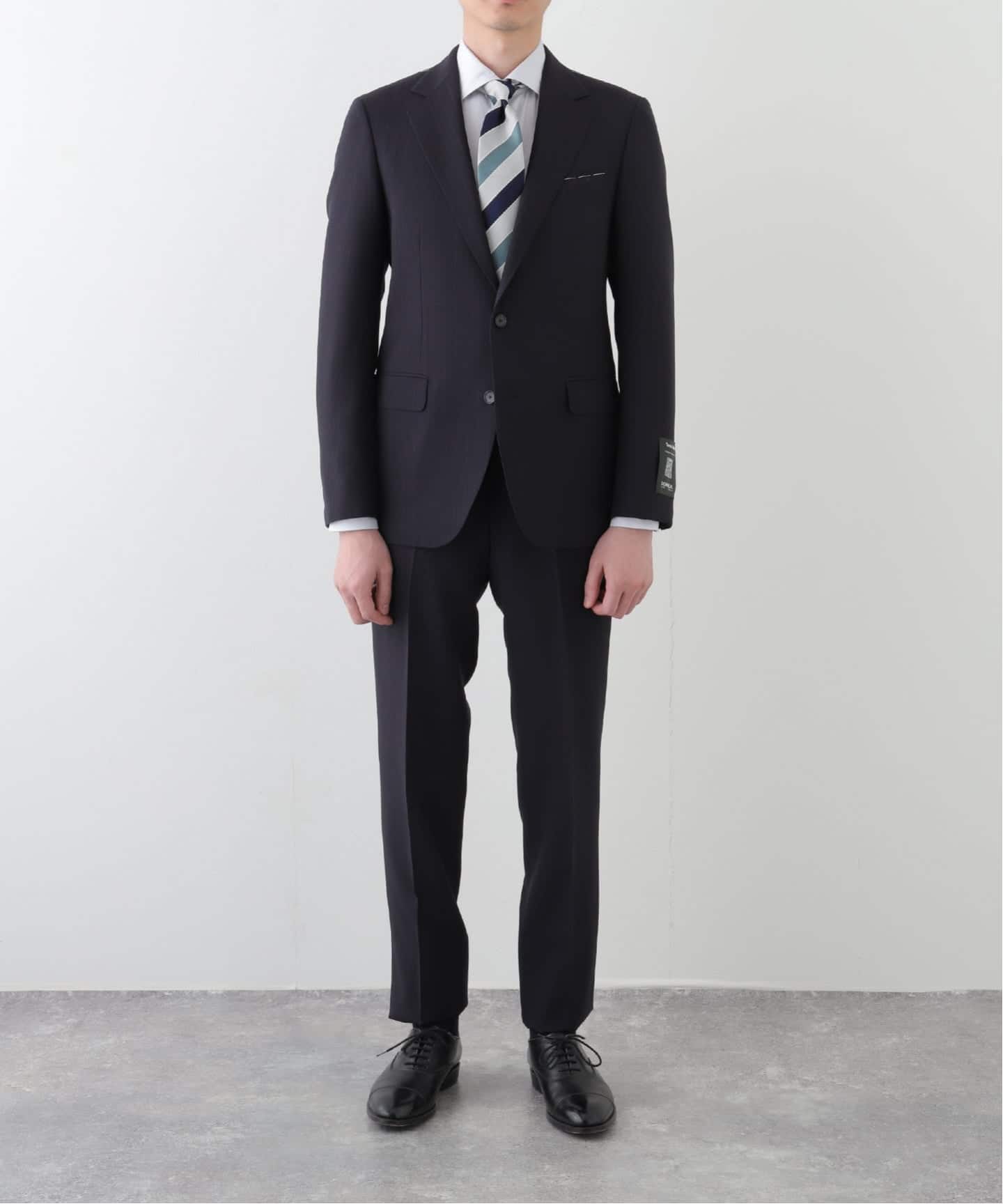 EDIFICE❎DORMEUIL スーツ OLIVER 2ボタン DORMEUIL (ストライプ)（スーツ・セットアップ
