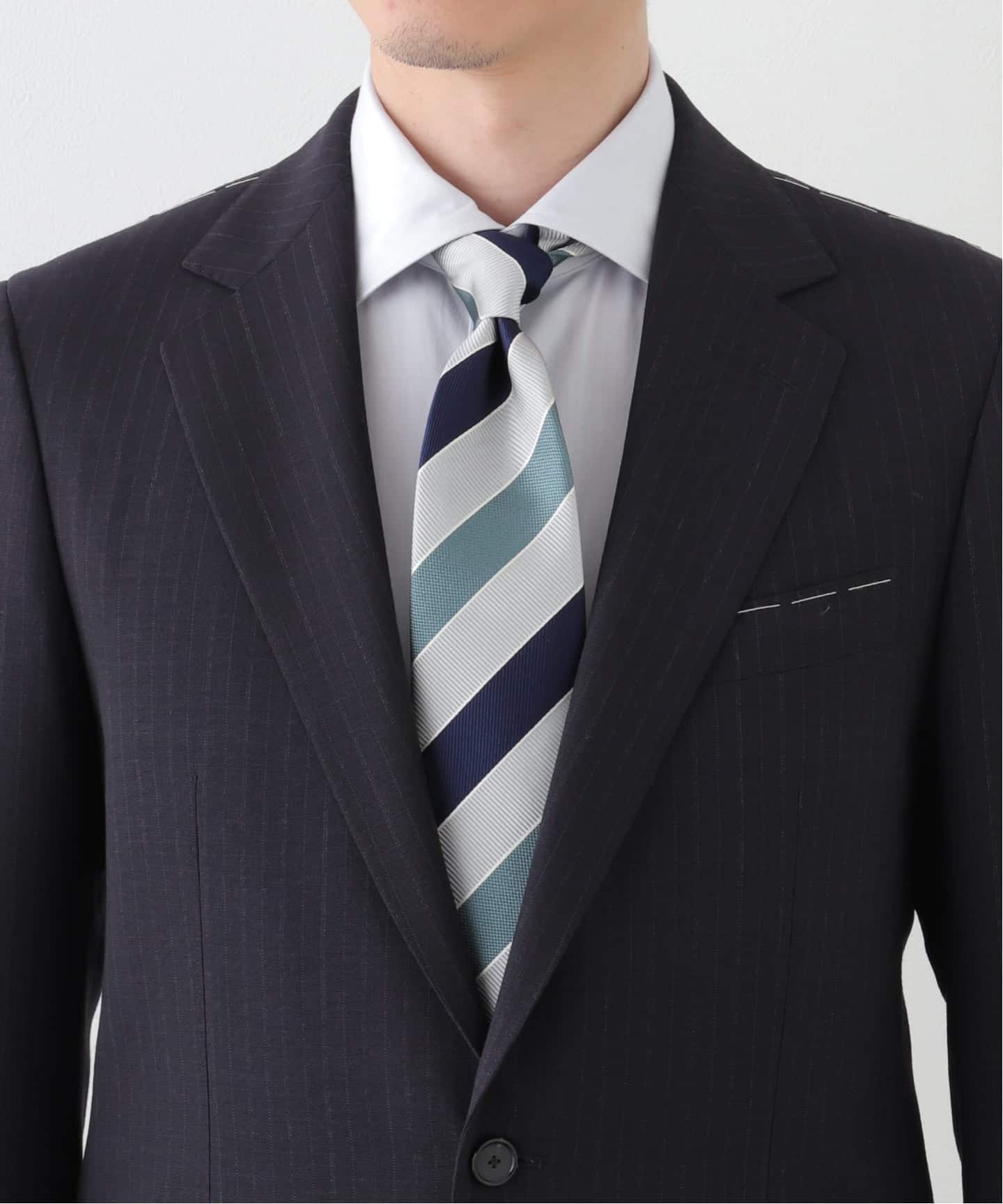 OLIVER 2ボタン DORMEUIL (ストライプ)（スーツ・セットアップ