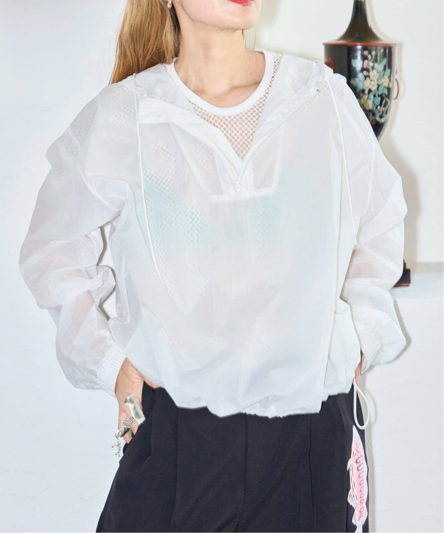 SHEER NYLON ANORAK：シャツ（シャツ／ブラウス）｜CITYSHOP（シティ 