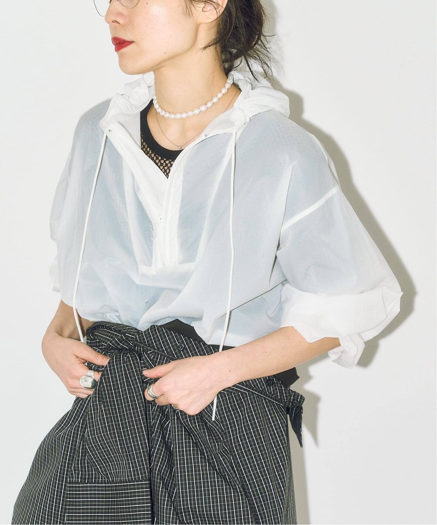 SHEER NYLON ANORAK：シャツ（シャツ／ブラウス）｜CITYSHOP（シティ 