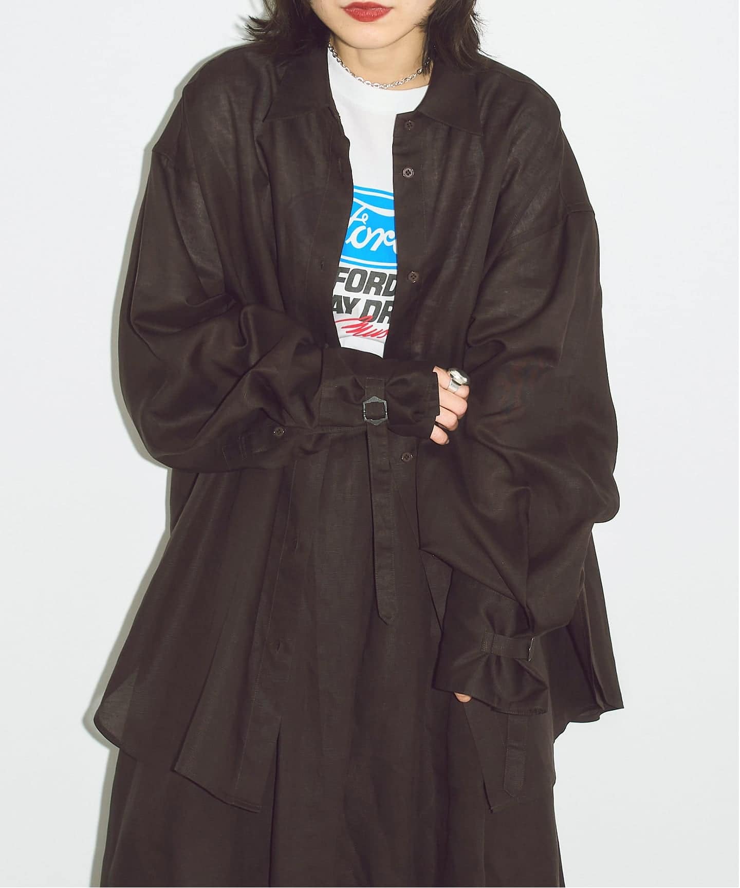 予約》BELT CUFFS OVER シャツ（シャツ／ブラウス）｜CITYSHOP（シティ