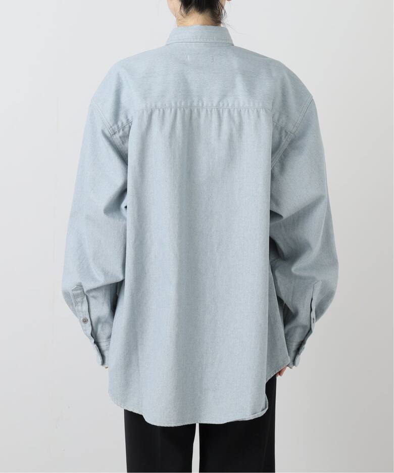 QUIITO RECICLE DENIM SHIRT Q26S-P130：デニムシャツ（シャツ 