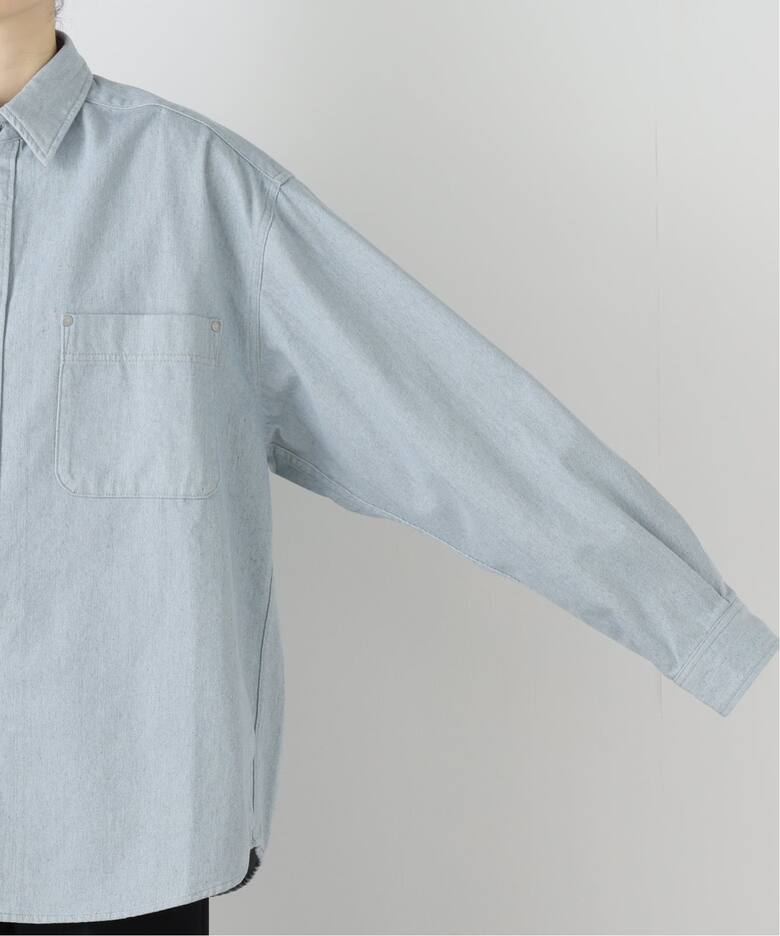 QUIITO RECICLE DENIM SHIRT Q26S-P130：デニムシャツ（シャツ 