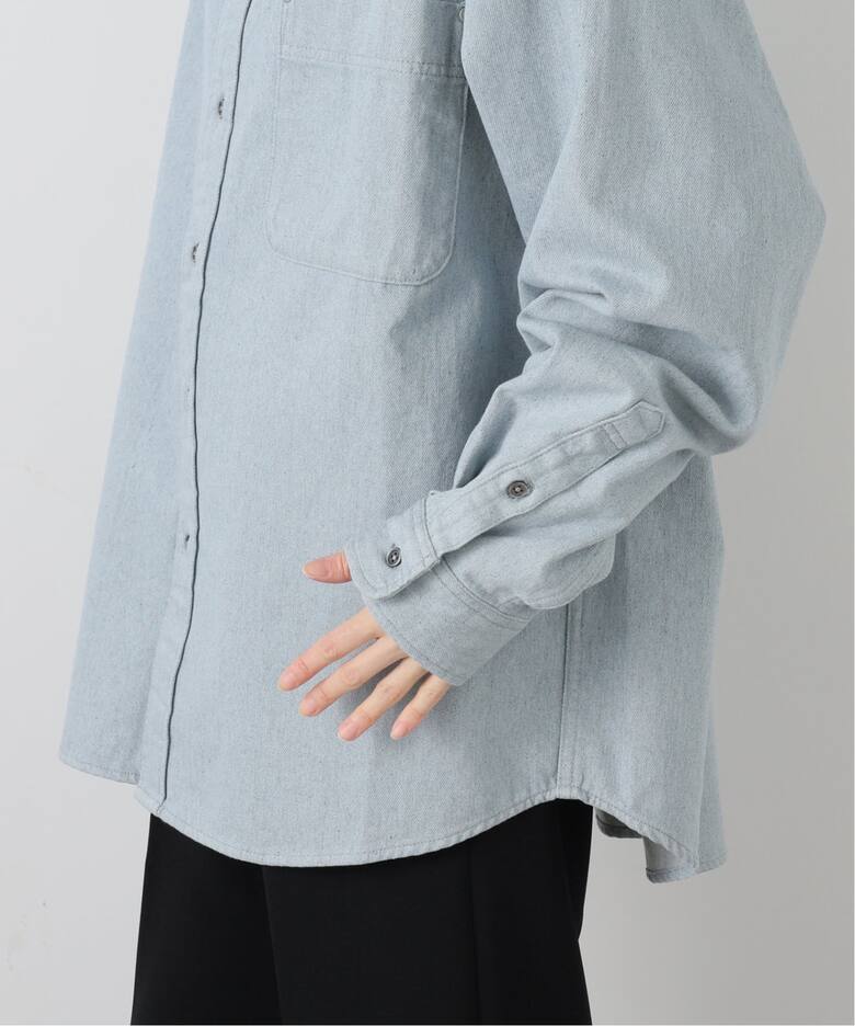 QUIITO RECICLE DENIM SHIRT Q26S-P130：デニムシャツ（シャツ 