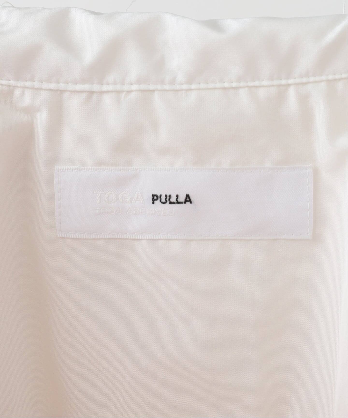 TOGA PULLA FRINGE SHIRT S/S TP261-FJ232：シャツ（シャツ／ブラウス