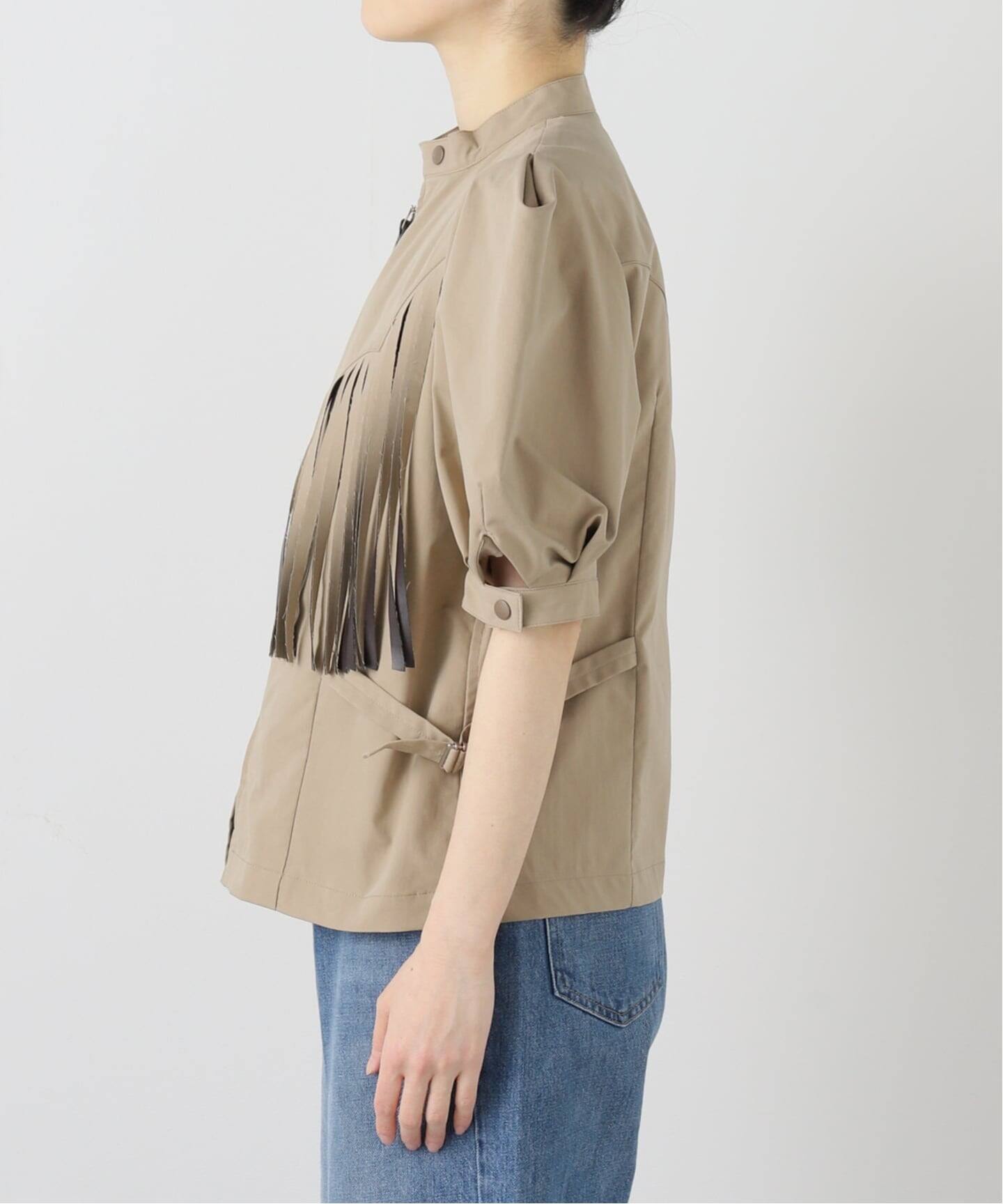 TOGA PULLA TWILL FRINGE BLOUSE TP261-FJ226：ブラウス（シャツ