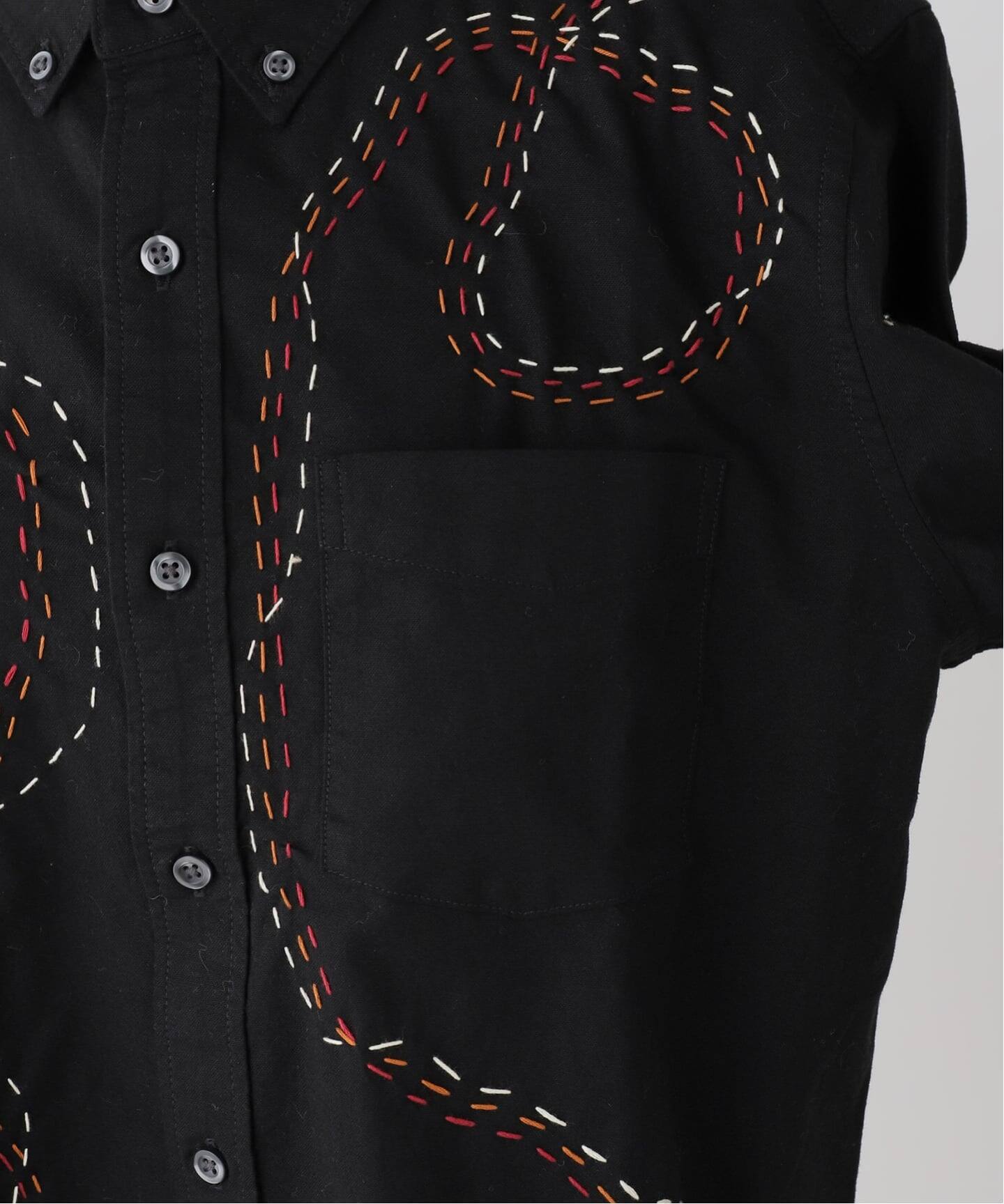 INPERFECT DENIM SHIRT Embriudered：シャツ（シャツ／ブラウス 