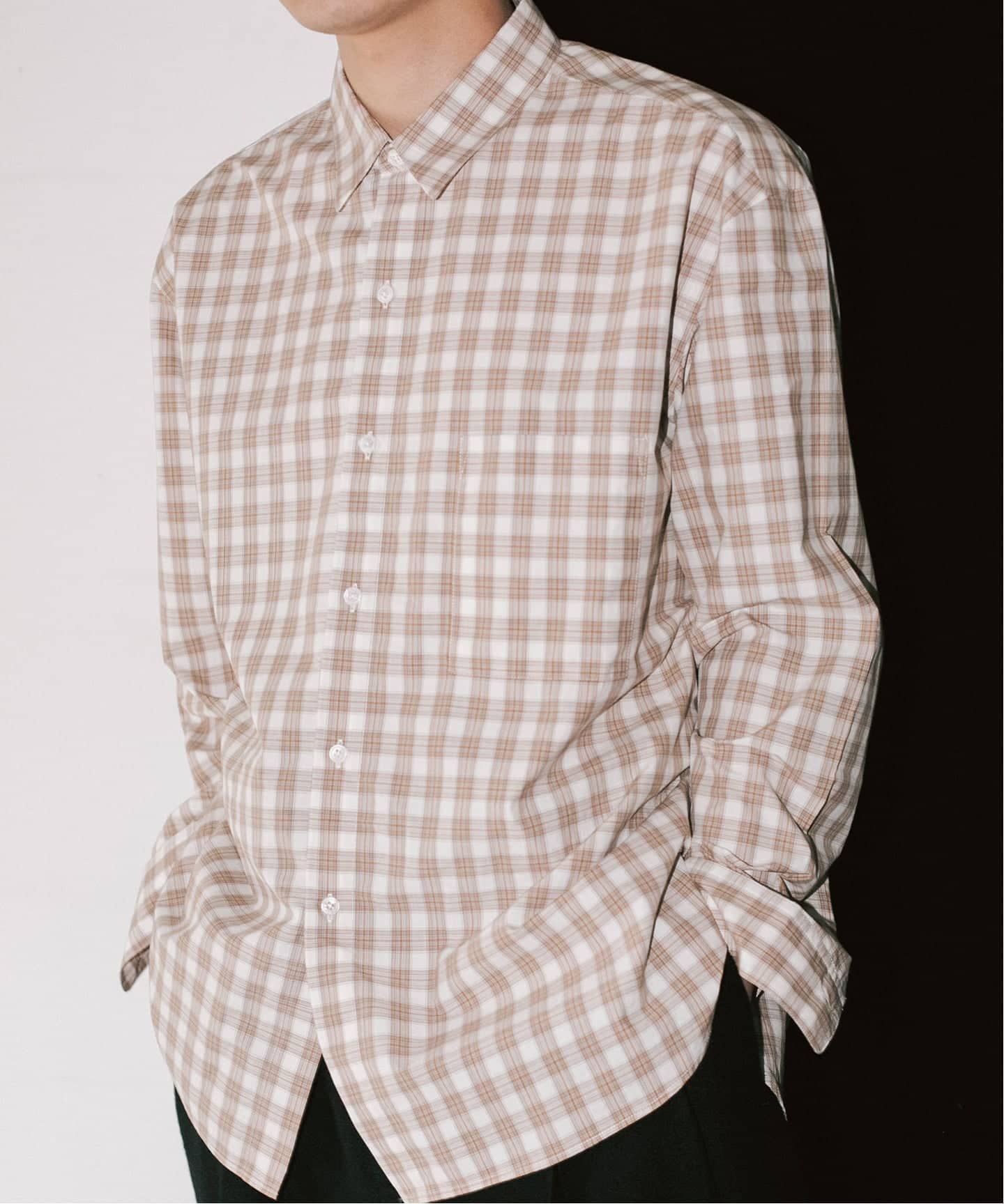 CRISTA SEYA / クリスタ セヤ】 HANDMADE CLASSIC COLLAR SHIRT