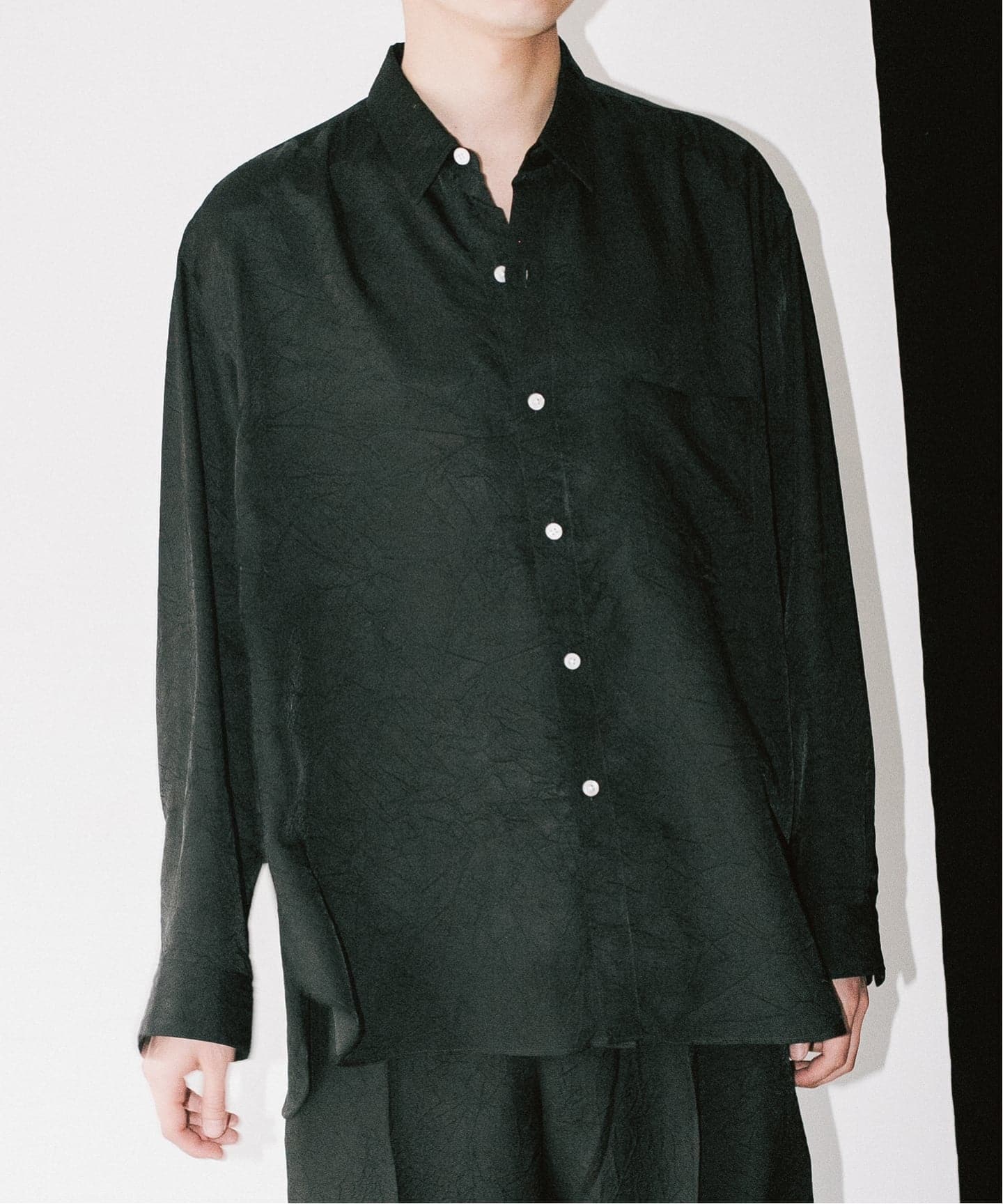 CRISTA SEYA / クリスタ セヤ】 HANDMADE CLASSIC COLLAR SHIR（シャツ