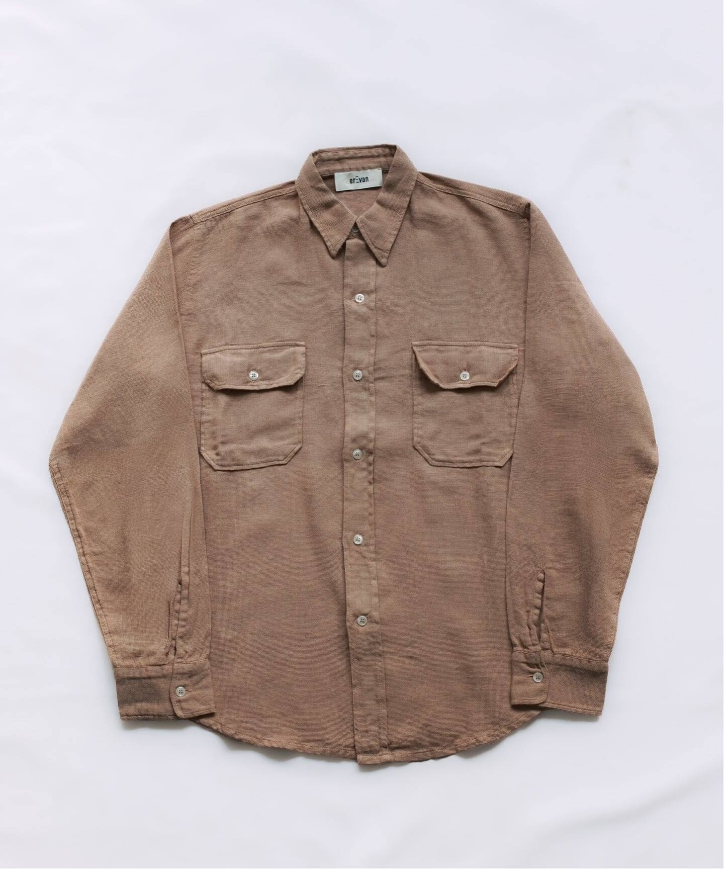 EREVAN/エレヴァン】 CHEMISE CAMARGUE TOILE DE JUTTE：シャツ 