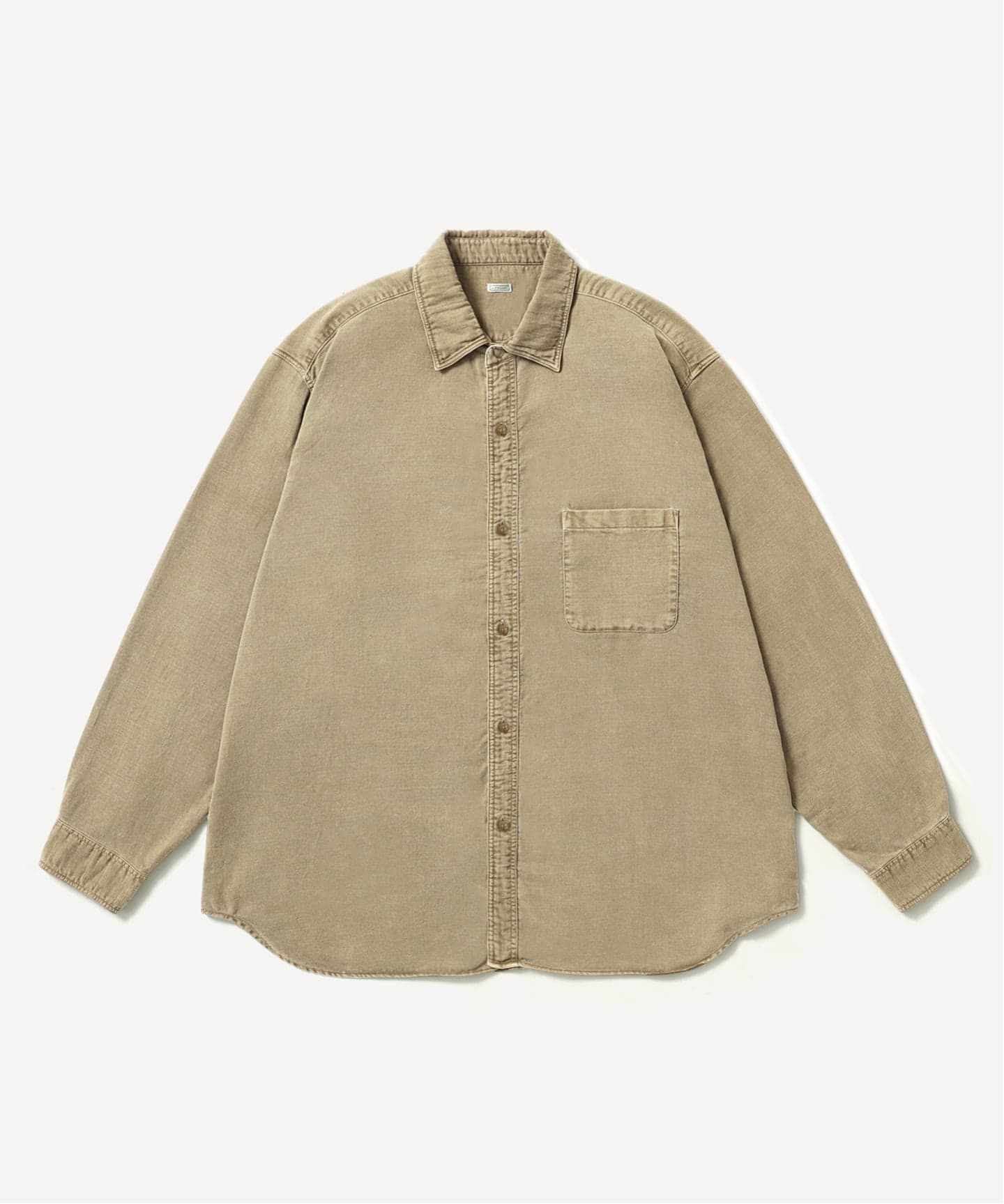 A.PRESSE/アプレッセ】 Vintage Cotton Moleskin Shirts：シャツ