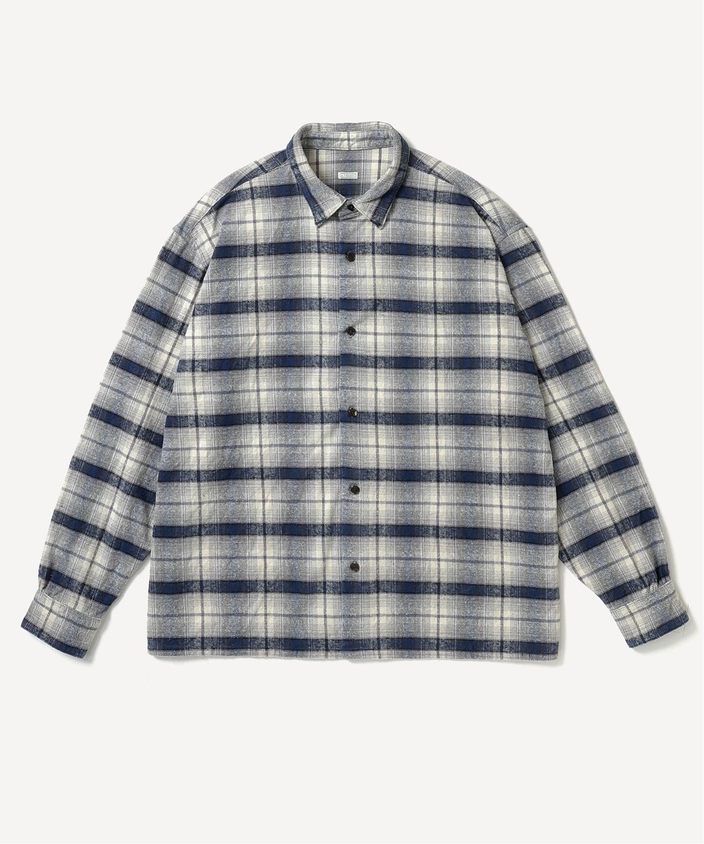 A.PRESSE/アプレッセ】 Vintage Cotton Silk Nep Twill C（シャツ