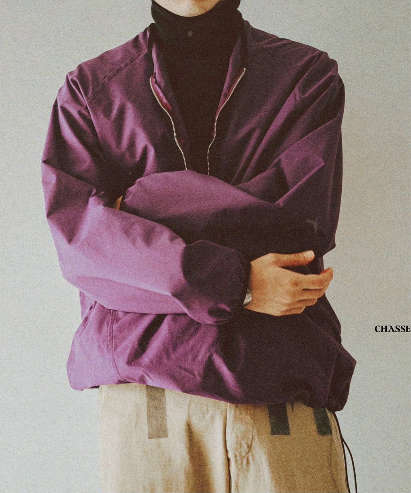 CHASSE / チェイス】 NYLON SHIRT（シャツ／ブラウス）｜L'ECHOPPE（レ