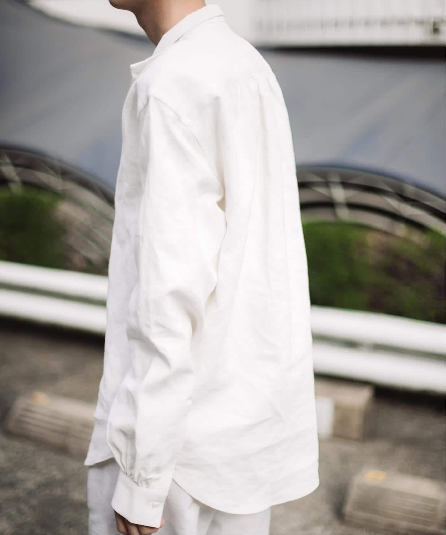 Bourrienne Paris X / ブリエンヌ パリ ディス】CHEMISE SCULPTEUR LIN
