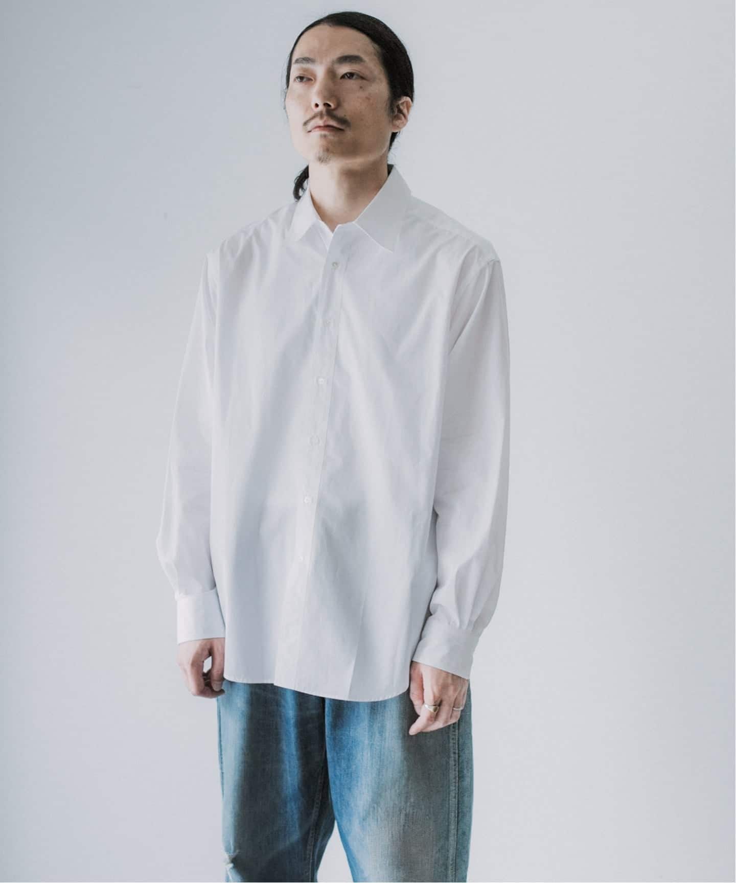 LE / エルイー】 SHIRT EX-WIDE：EXワイド シャツ（シャツ／ブラウス
